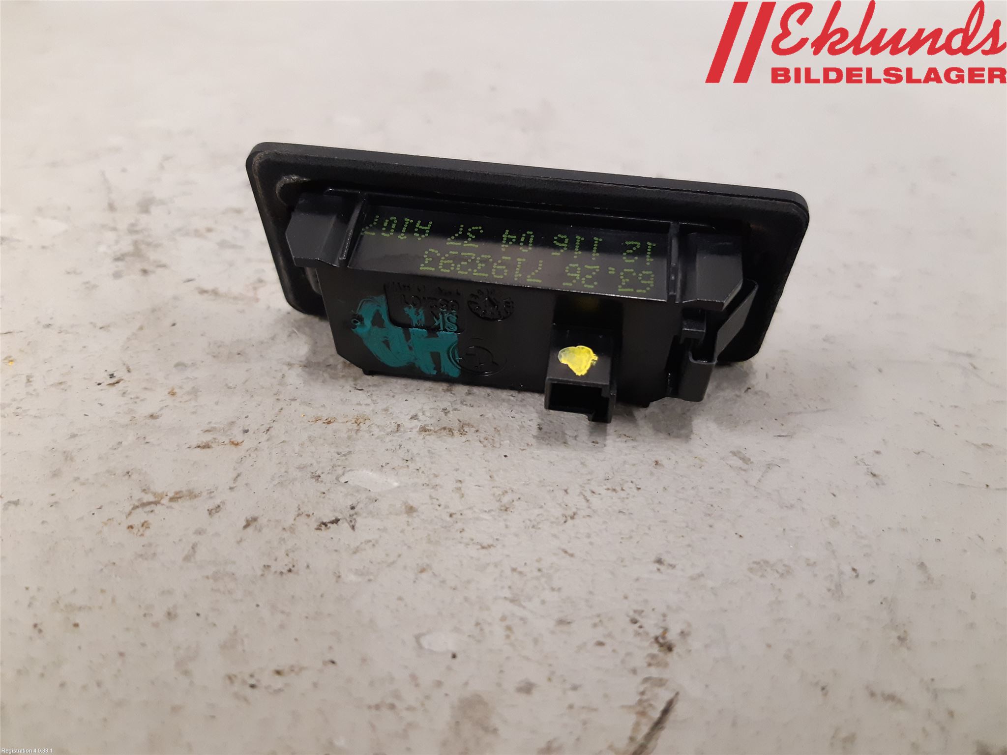 BMW 3 F30/F31/F80 12-19 Skylt Belysning