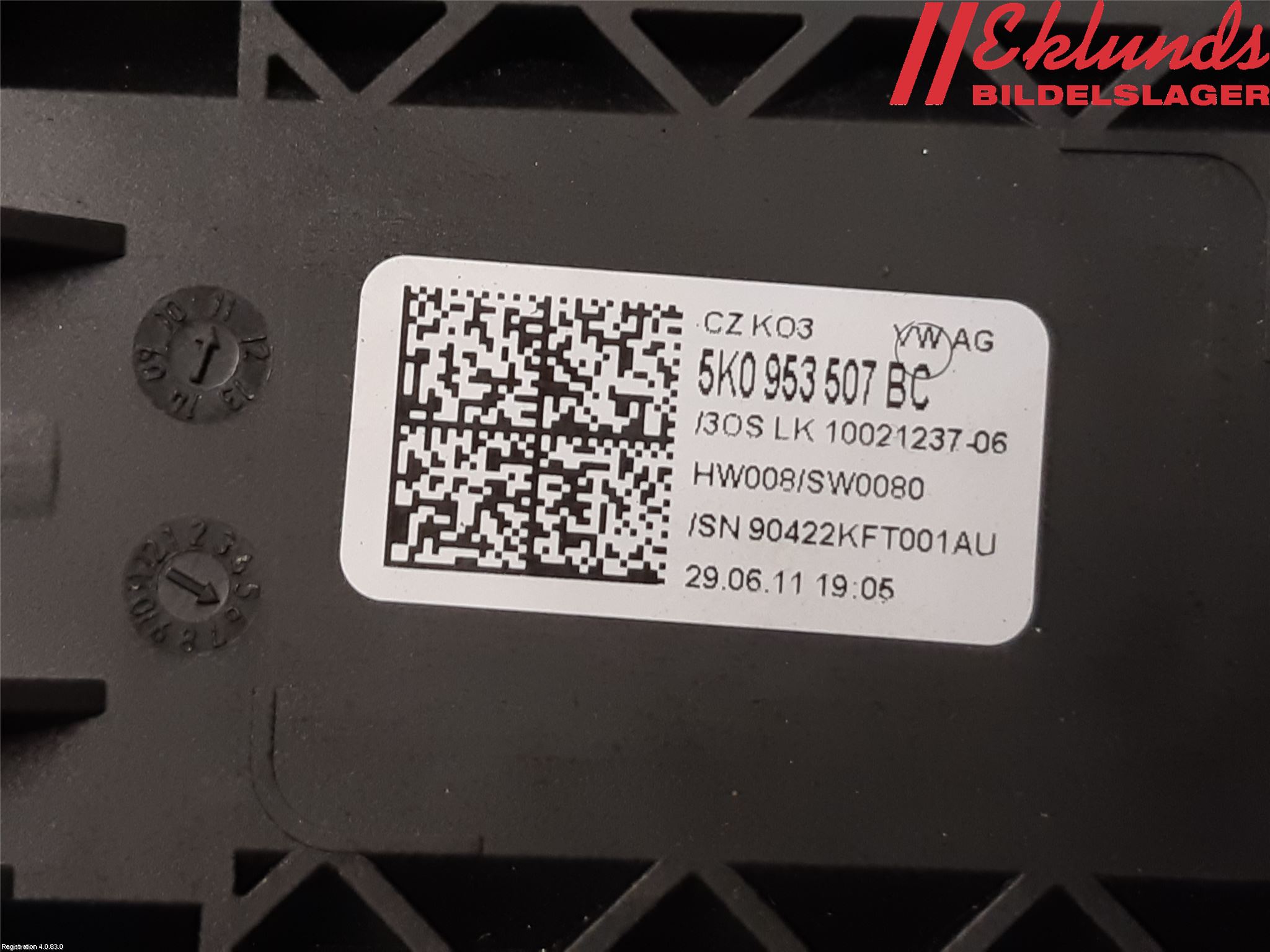 Volkswagen VW GOLF VI 09-13 Spakcentral