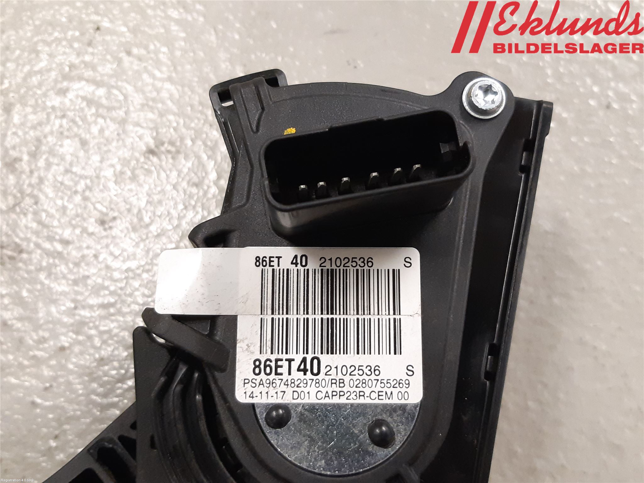 Peugeot EXPERT/E-EXPERT 17- Gaspedal