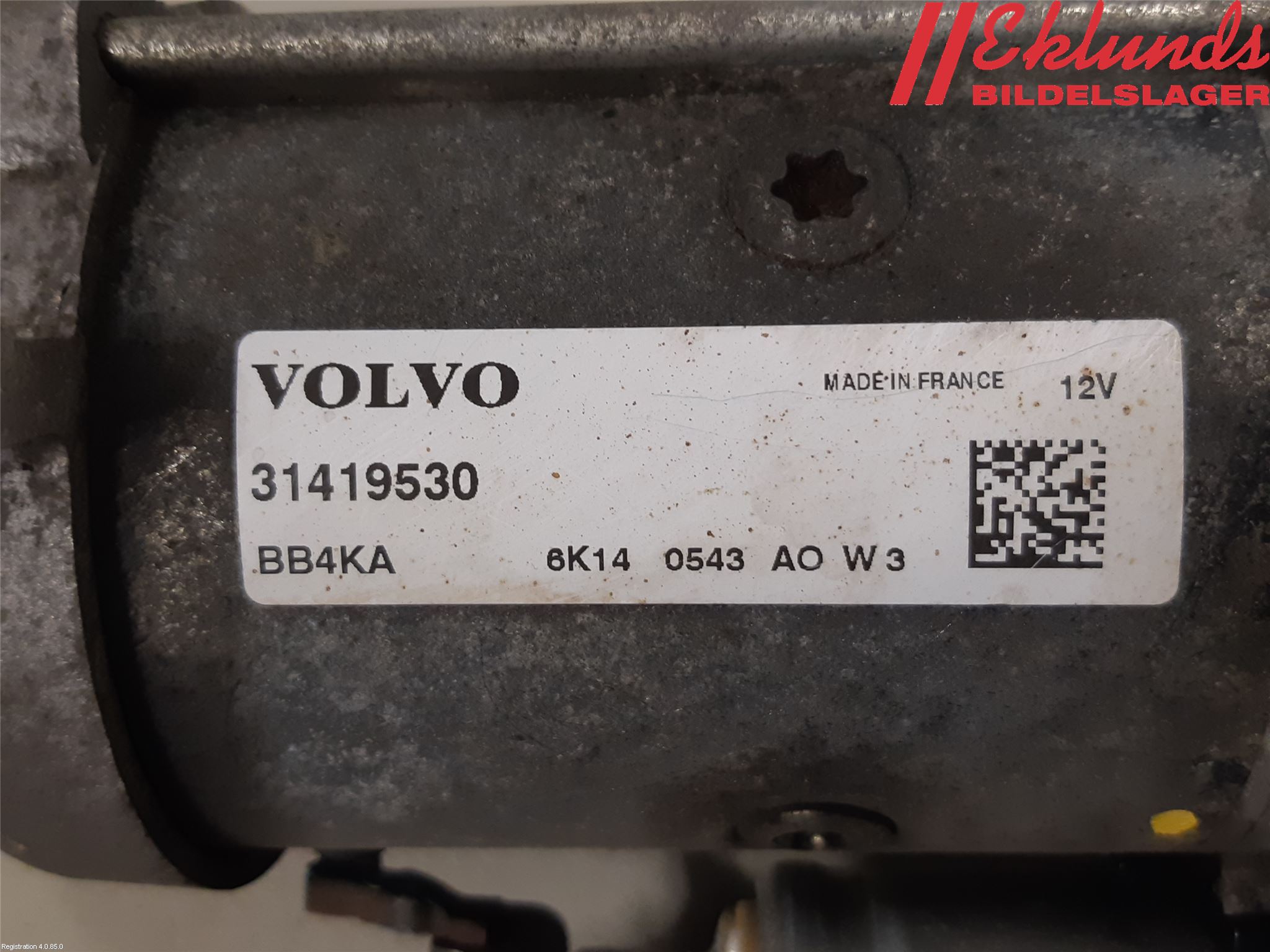 Volvo V60 CROSS COUNTRY 16-18 Startmotor Diesel