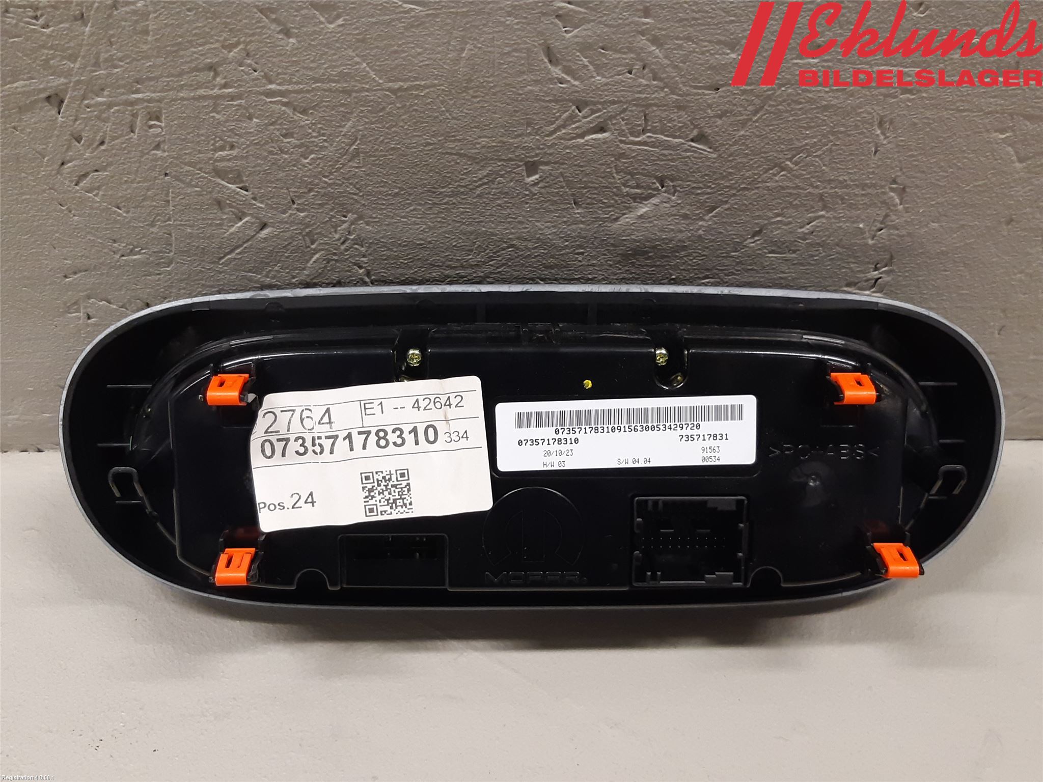 Fiat 500X 15- Ac Styrenhet Ac Manöveren