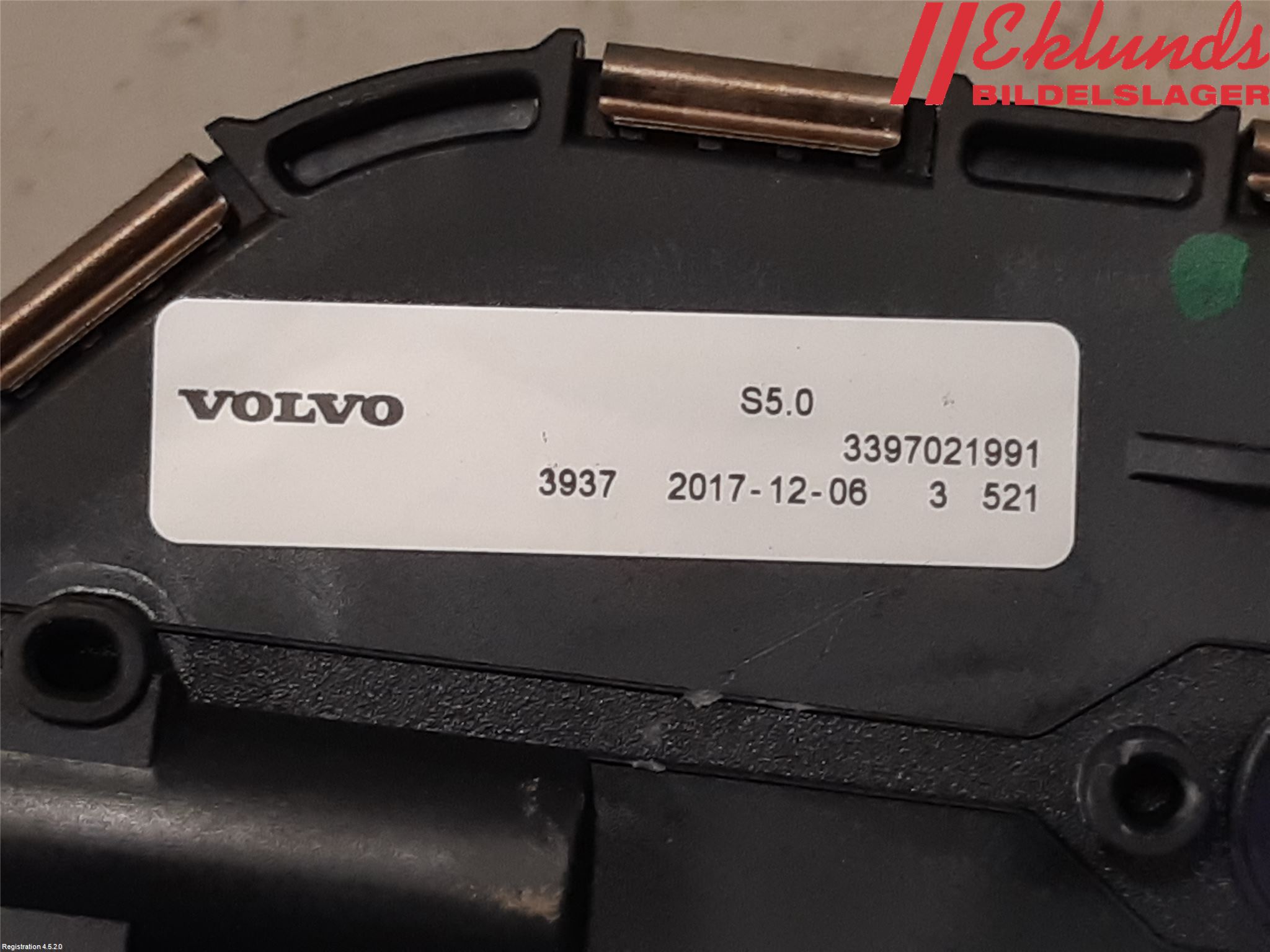 Volvo XC90/RECHARGE 16- Torkarmotor Vindruta