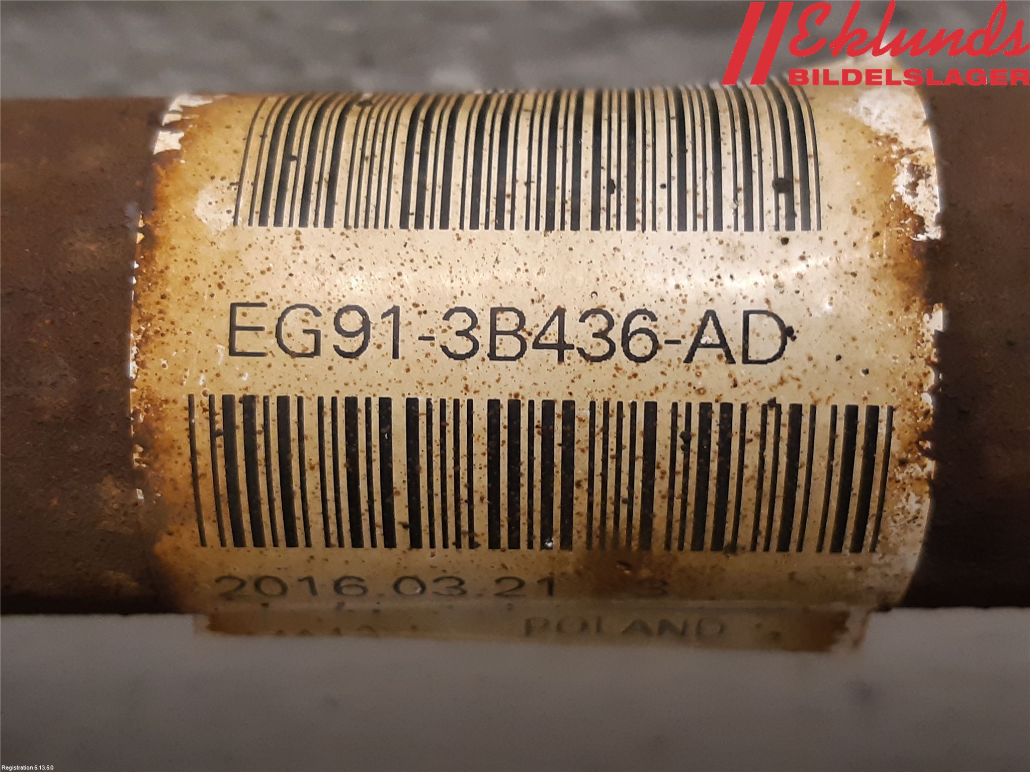 Ford MONDEO 15-22 Drivaxel Fram Höger