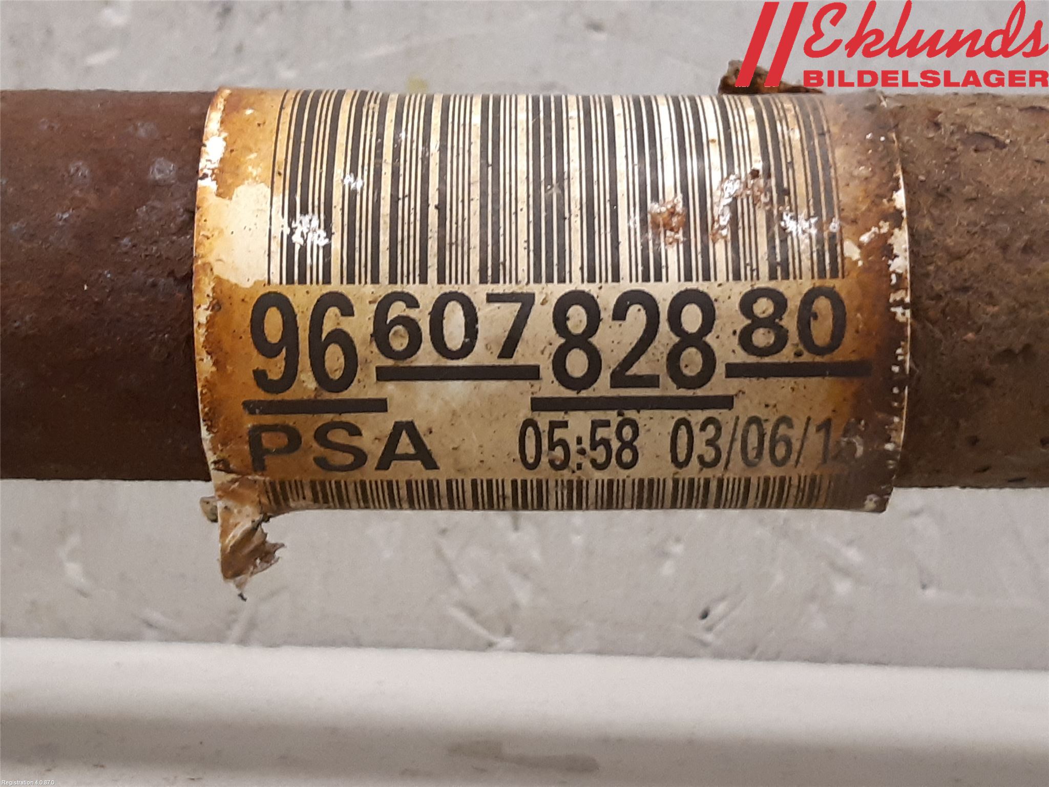 Peugeot PARTNER 16-18 Drivaxel Fram Höger