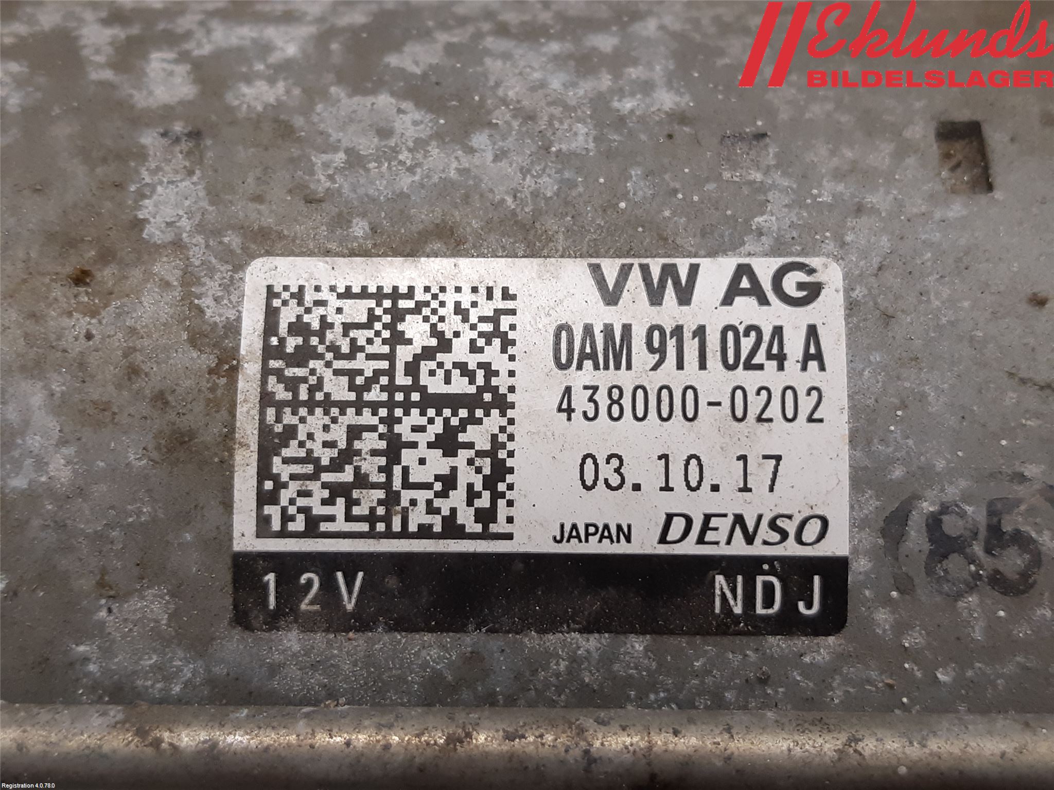 Volkswagen VW TOURAN 16- Startmotor