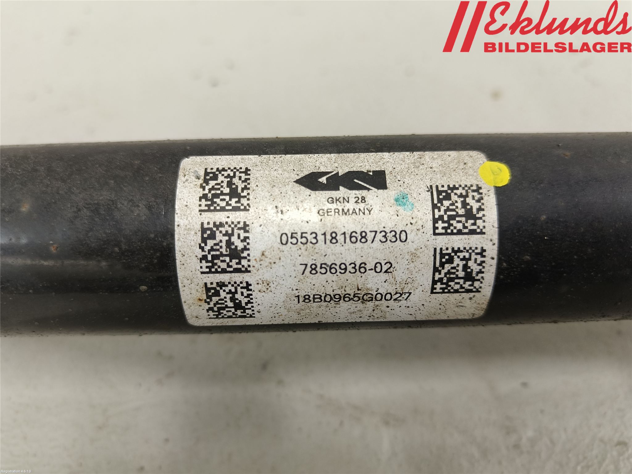 BMW 5 G30/G31/F90 17-23 Drivaxel Bak Höger