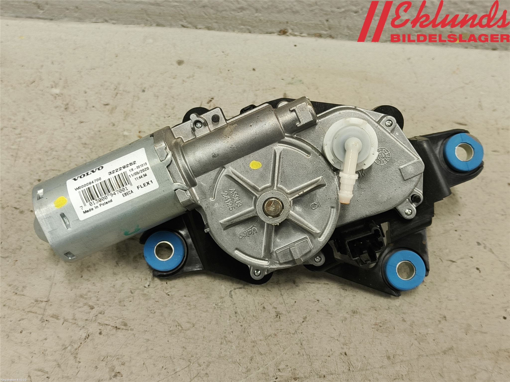 Volvo V60 19- Torkarmotor Baklucka