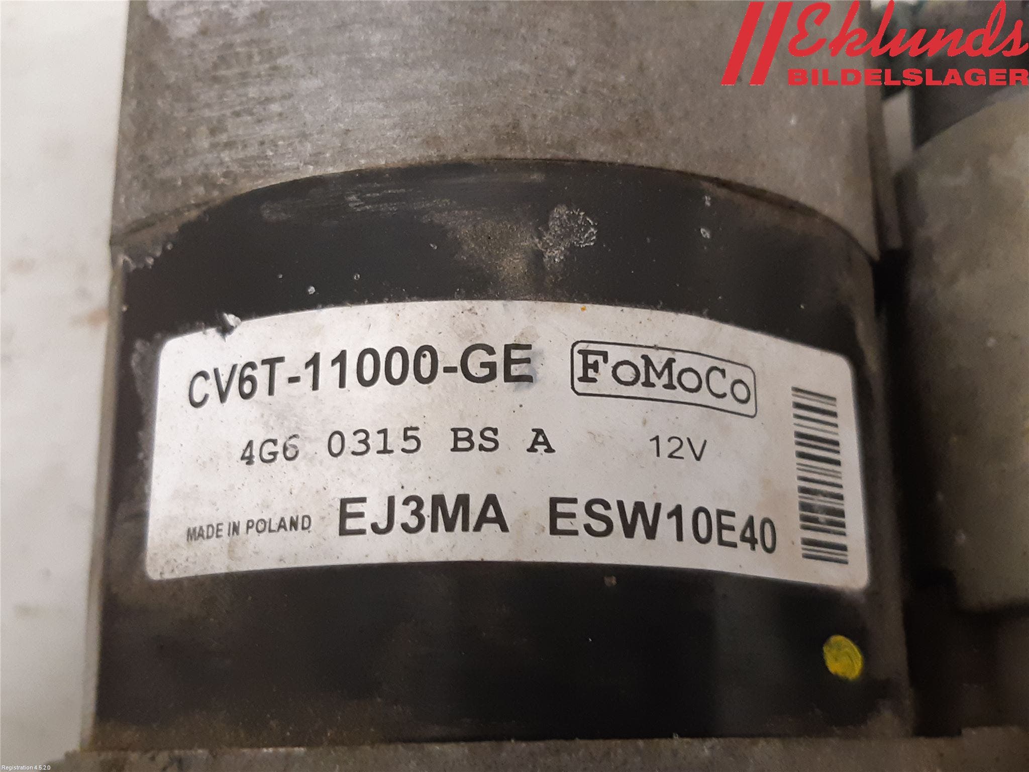 Ford FOCUS 15-18 Startmotor