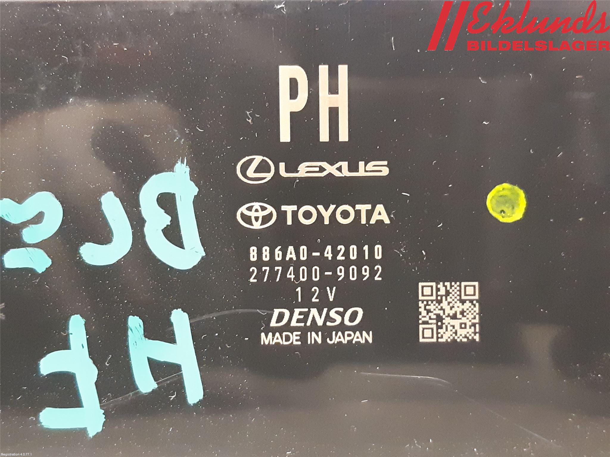 Toyota RAV4 19- Styrenhet CupEvärme