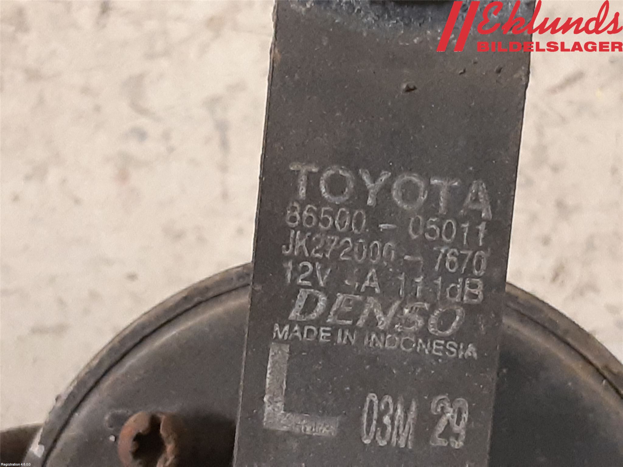 Toyota AVENSIS 09-15 Signalhorn