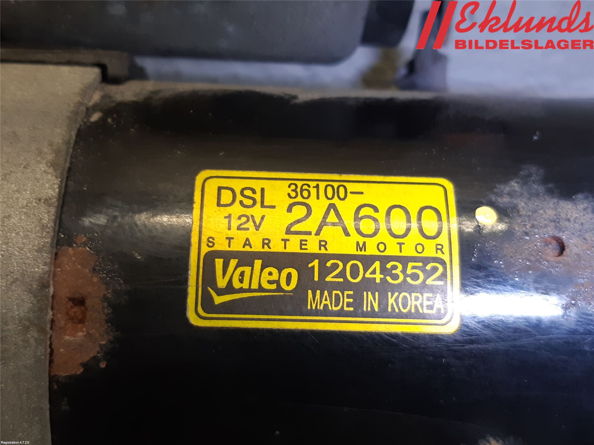 Hyundai i20 GB 15-20 Startmotor Diesel