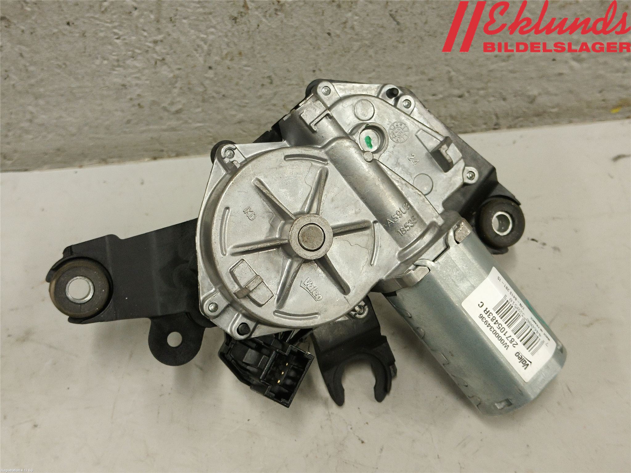 Renault CLIO IV 12-16 Torkarmotor Baklucka