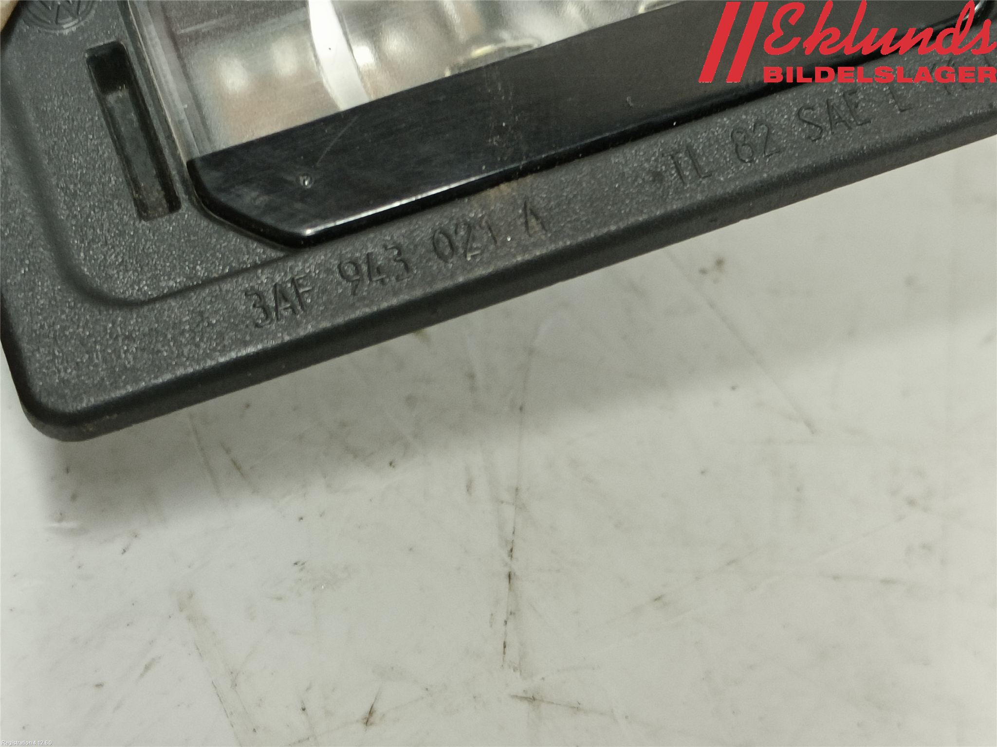 Volkswagen VW PASSAT 11-14 Skylt Belysning