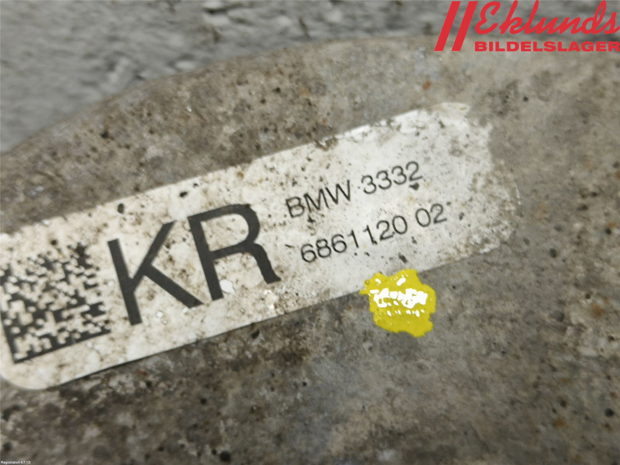 BMW 5 G30/G31/F90 17-23 Bärarm Bak Höger