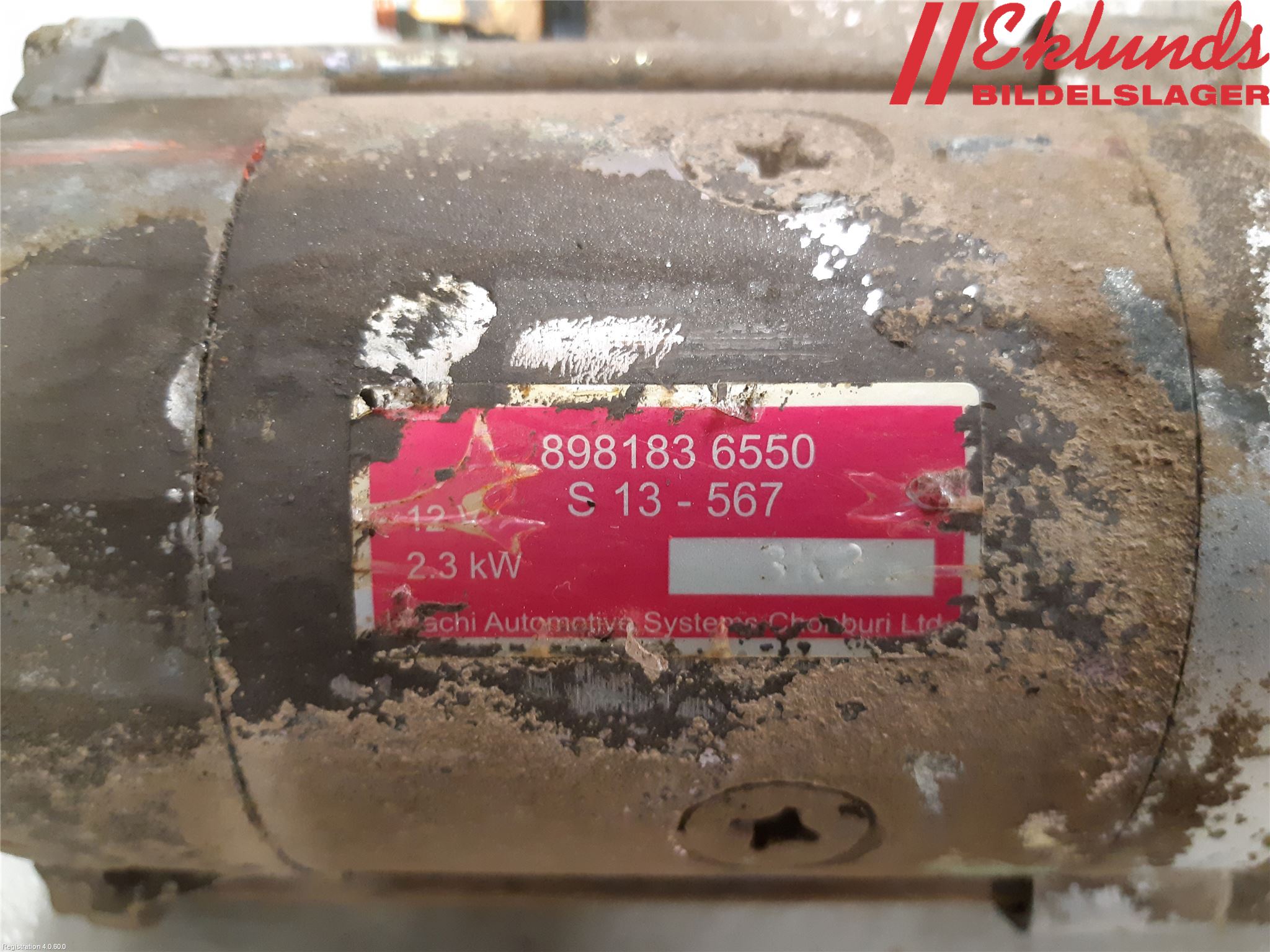 Isuzu D-MAX Startmotor Diesel