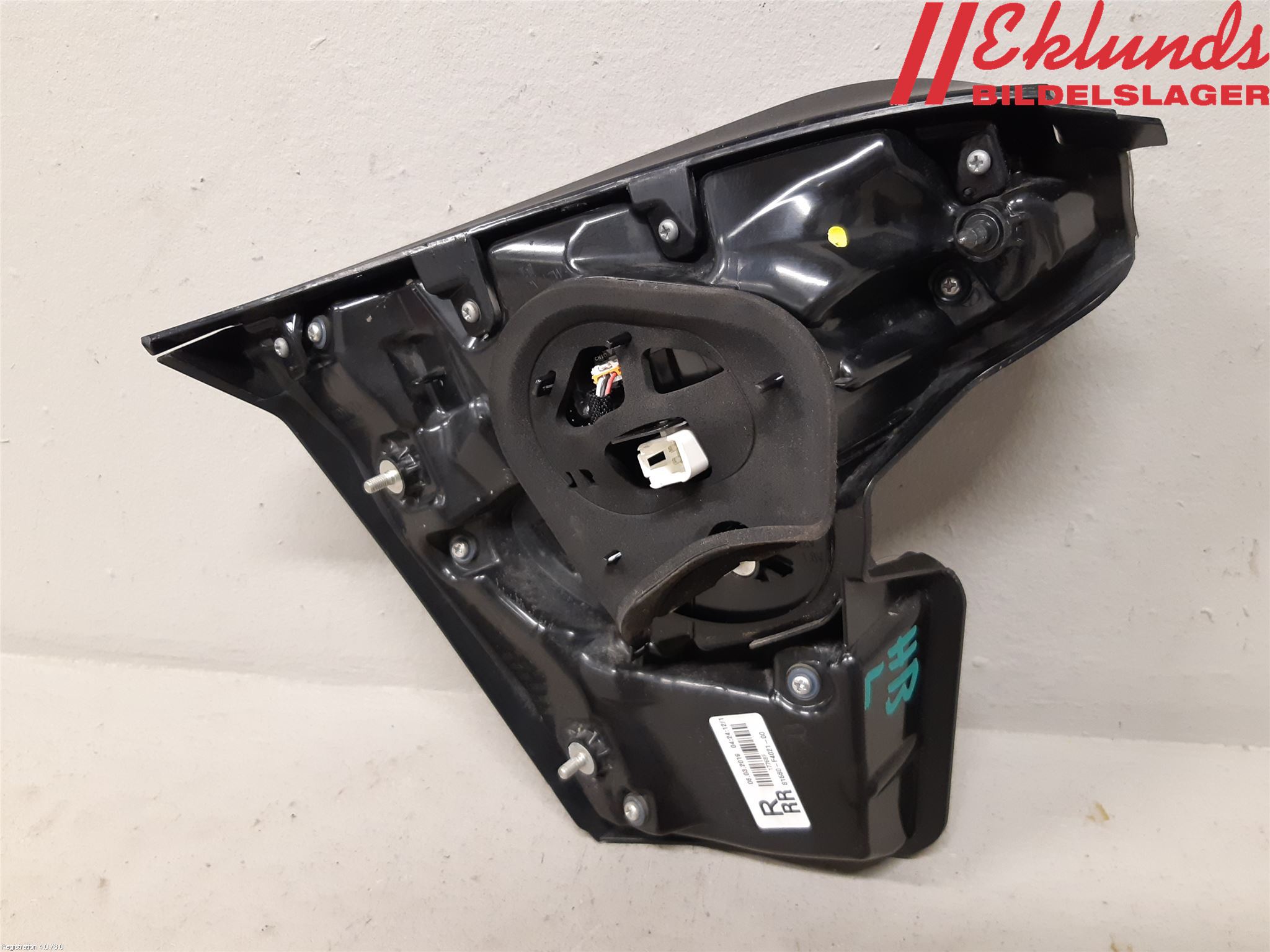 Toyota C-HR 16-23 Bakljus Lucka Hö