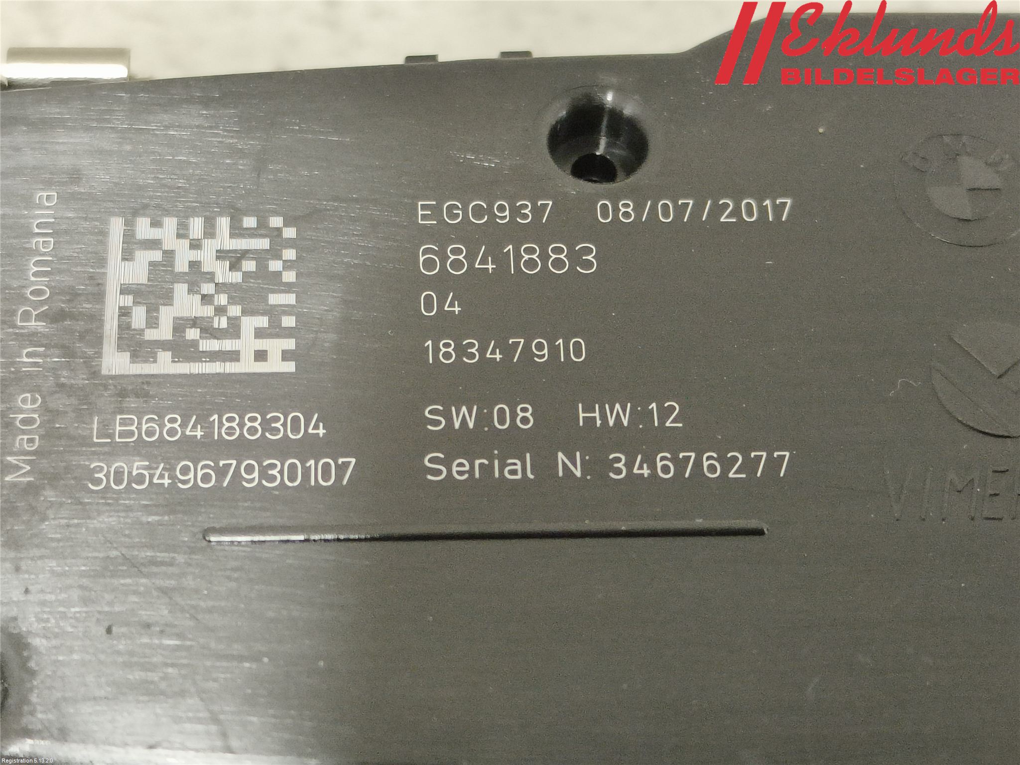 BMW 5 G30/G31/F90 17-23 Strömställare Ljus