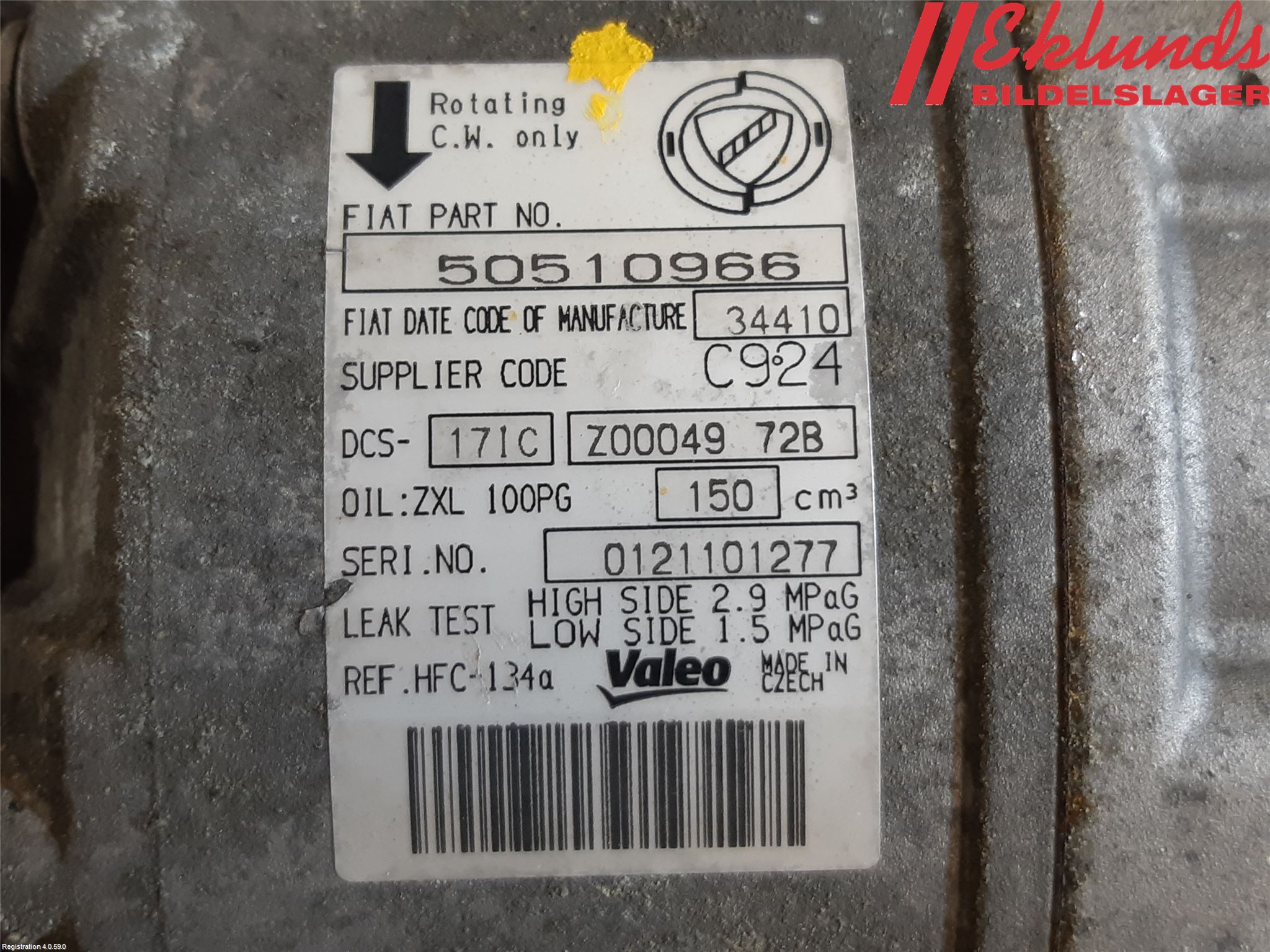 Alfa 159 Ac Kompressor