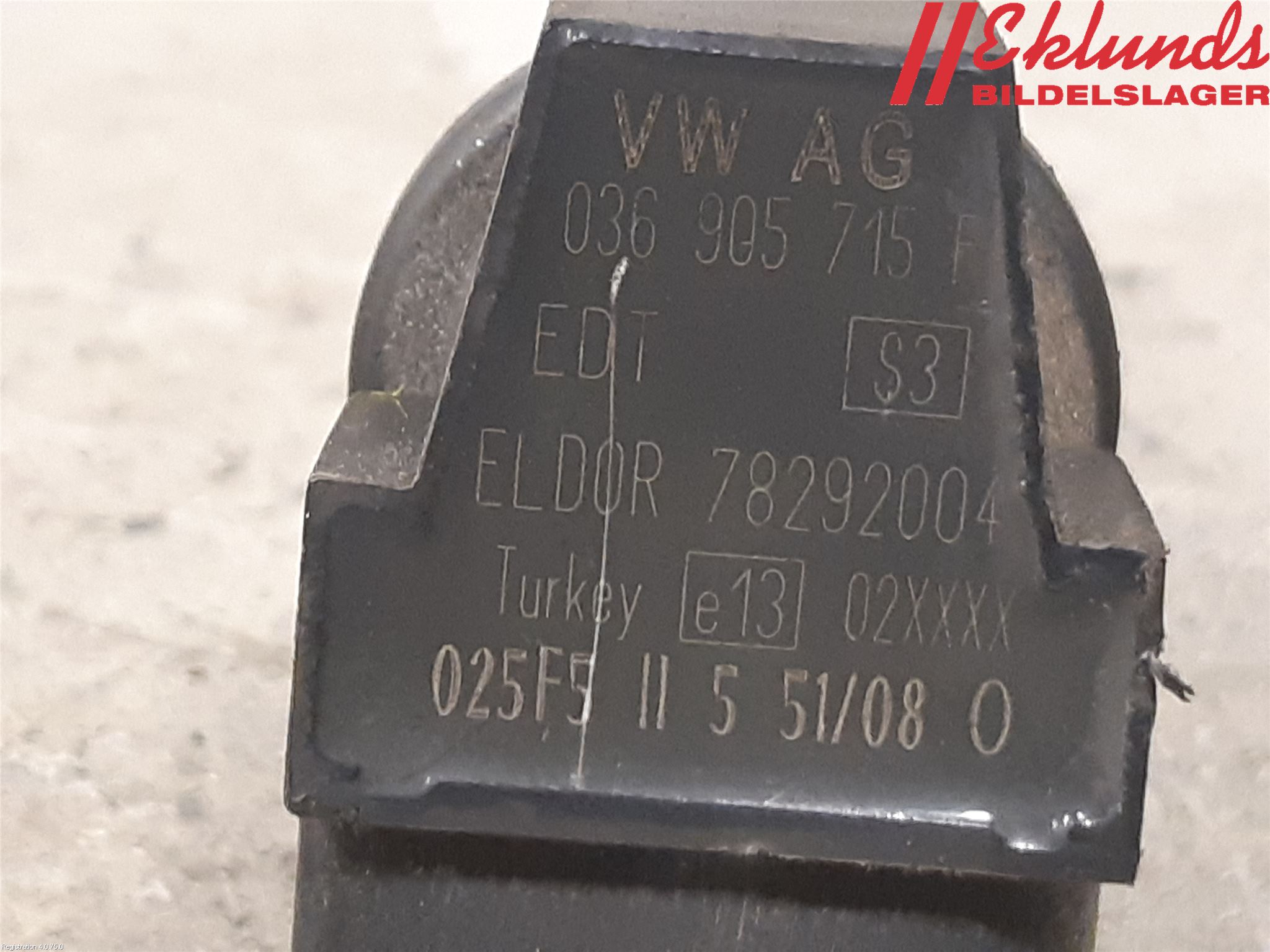 Volkswagen VW GOLF PLUS/CROSS GOLF 04-14 Tändspole