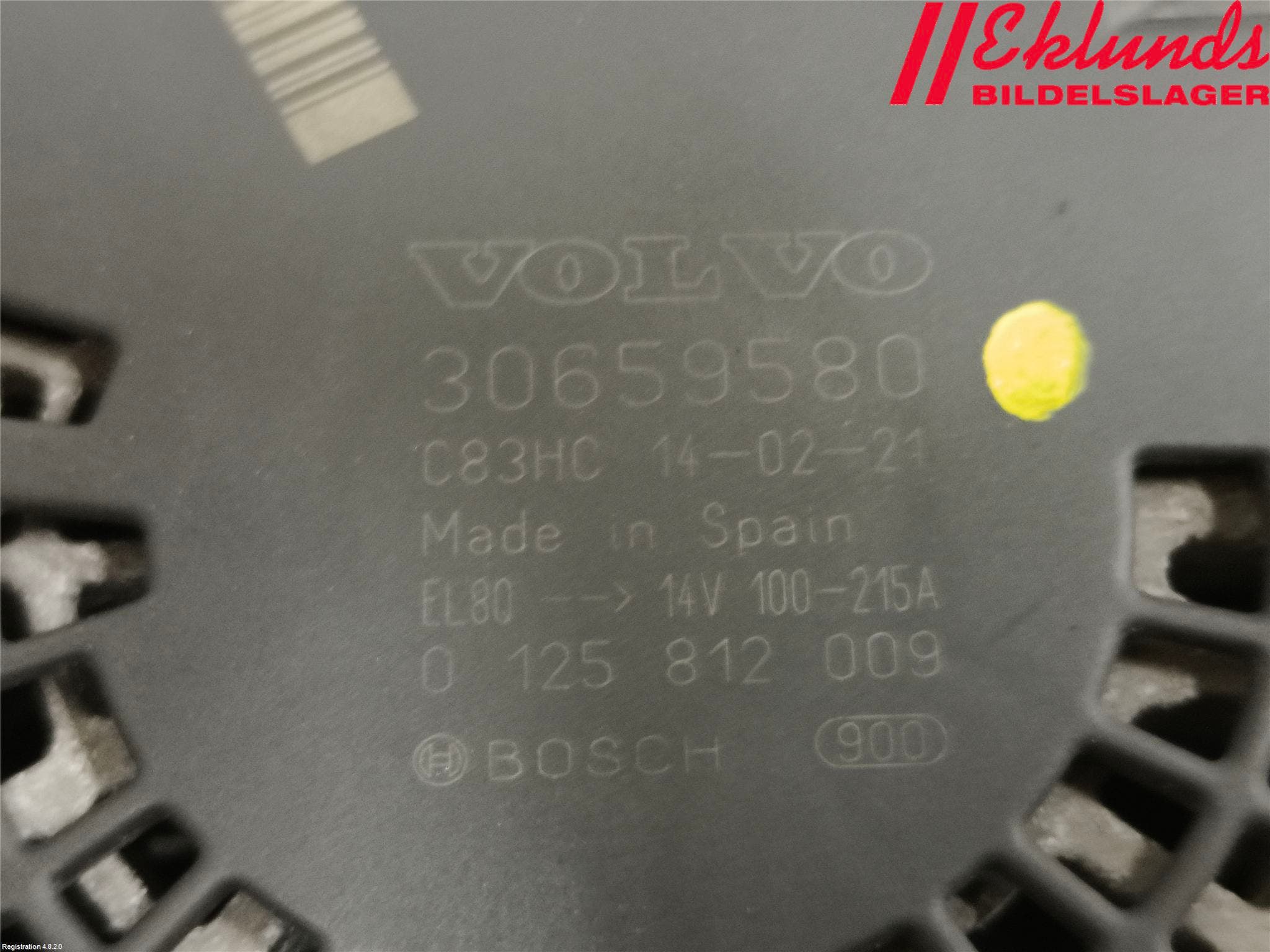 Volvo V60 14-18 Generator