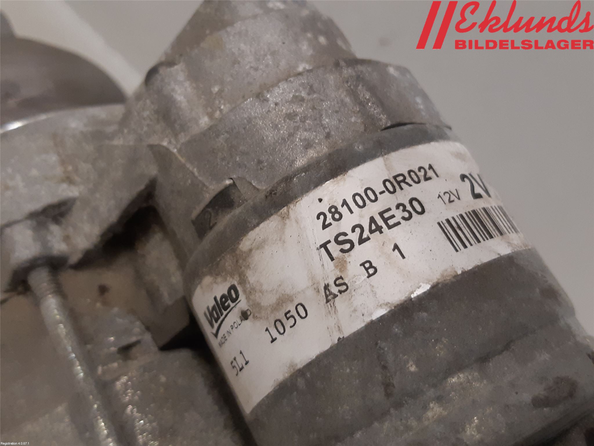 Toyota AVENSIS 09-15 Startmotor Diesel