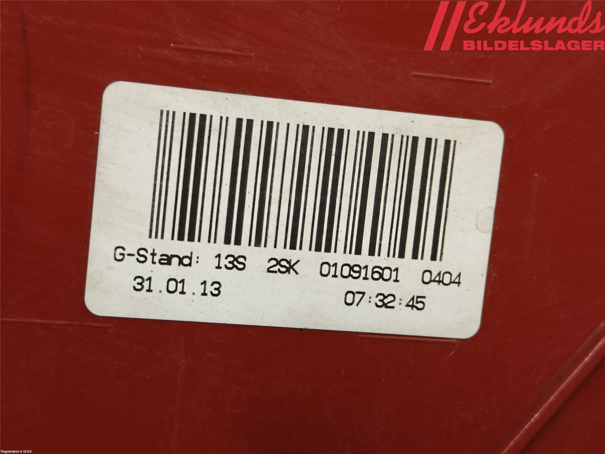 Audi A4/S4 08-11 Bakljus Vänster