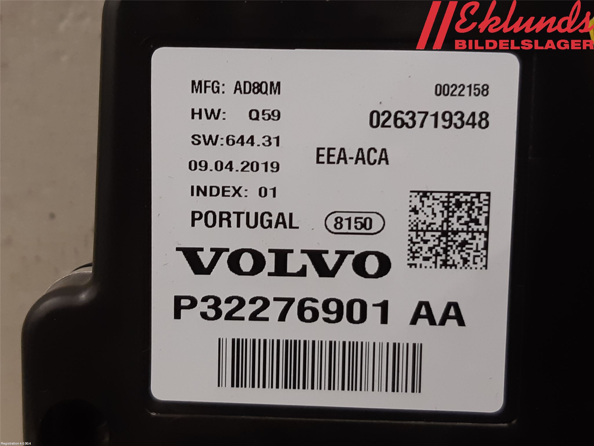 Volvo XC60 18- Instrument Komb