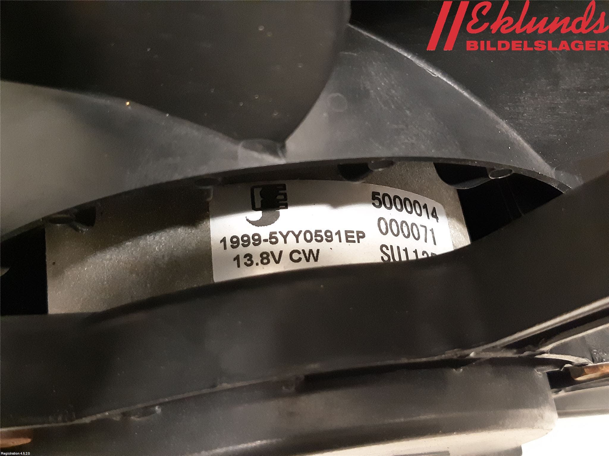 Peugeot 3008 17-24 Kylfläkt El