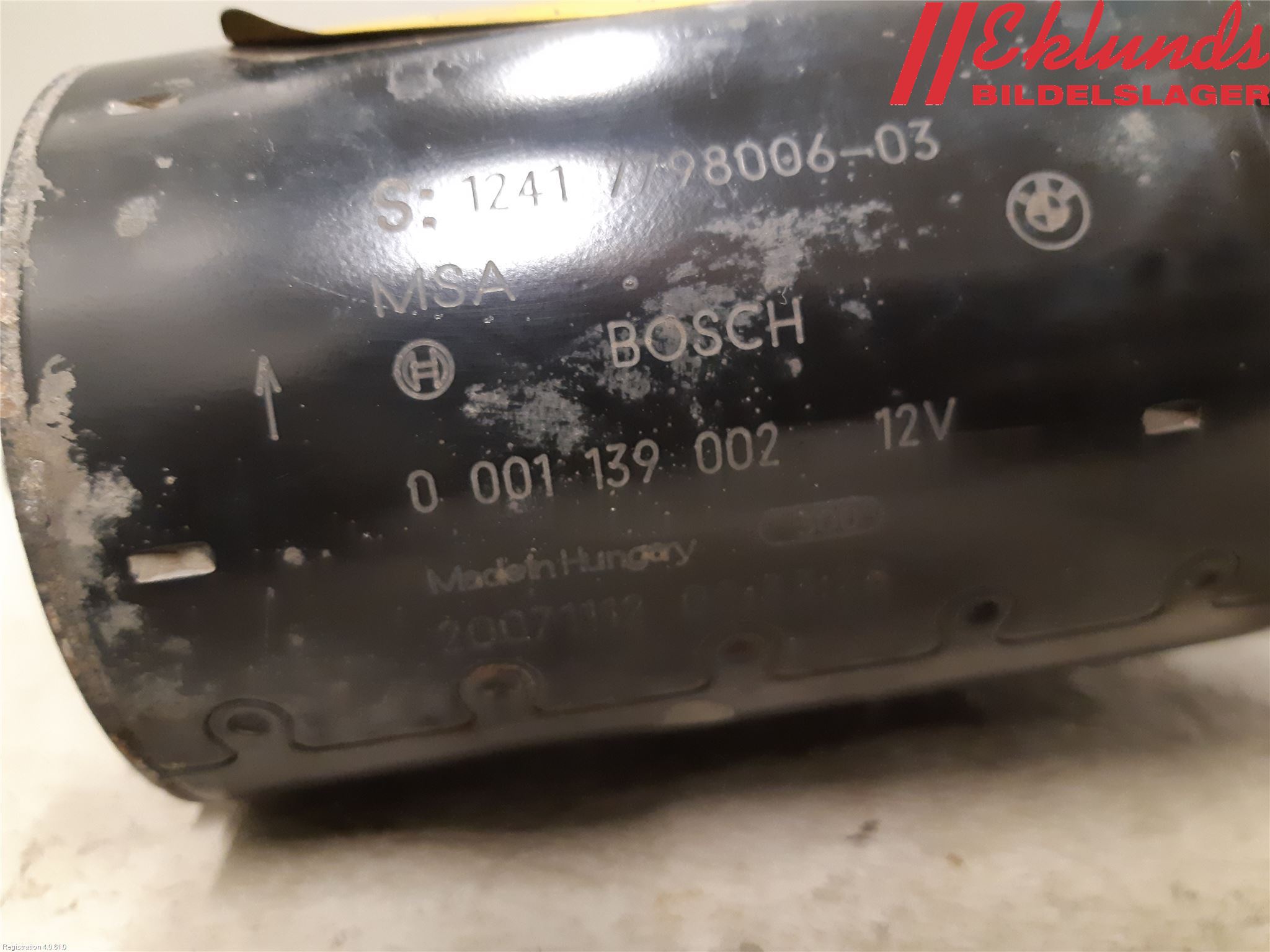 BMW 1 E87/81 5D/3D 03-11 Startmotor Diesel