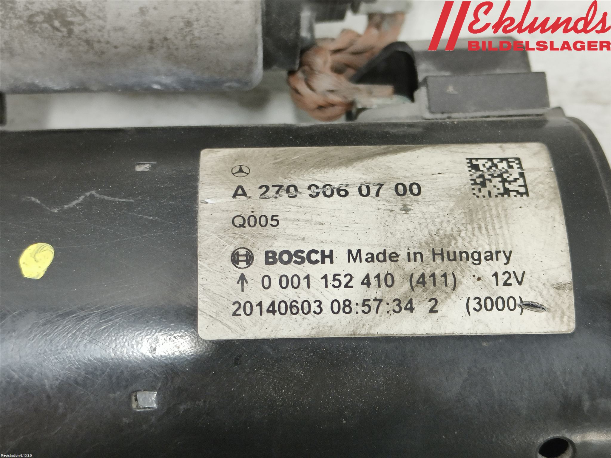 Mercedes-Benz MB A-KLASS (W176) 13-18 Startmotor