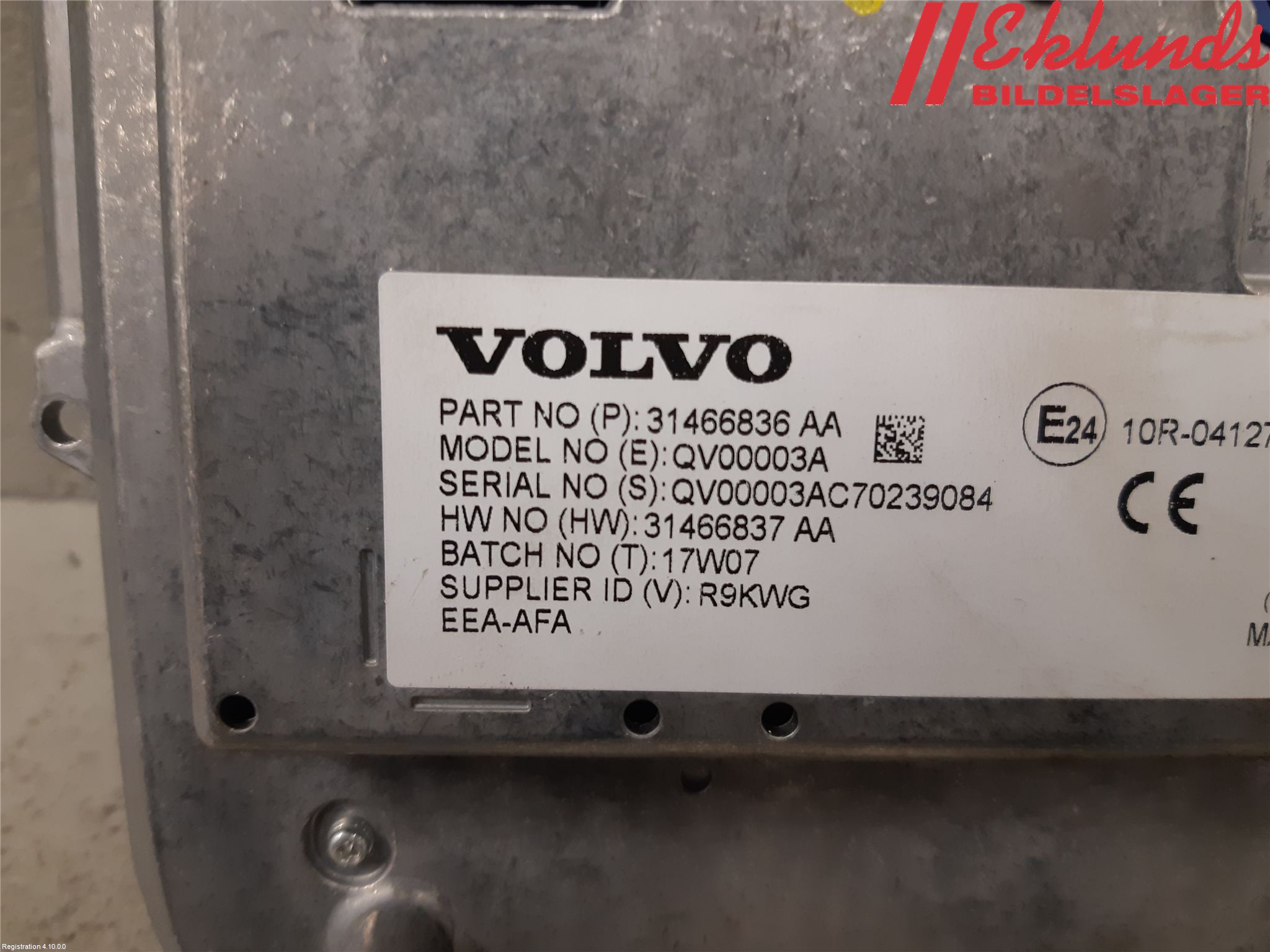 Volvo V90 17->> Multifunktionsdisplay