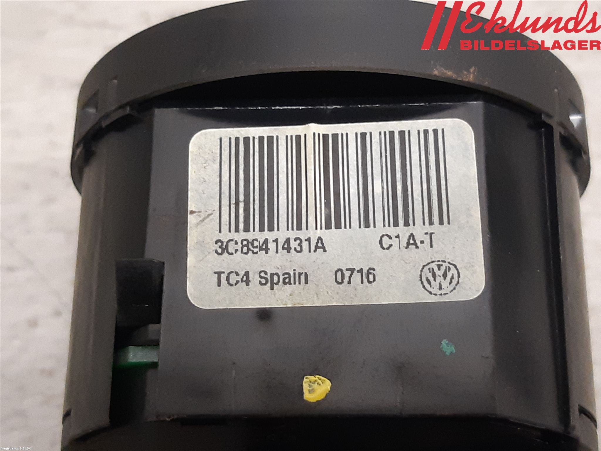 Volkswagen VW TIGUAN 07-16 Strömställare Ljus