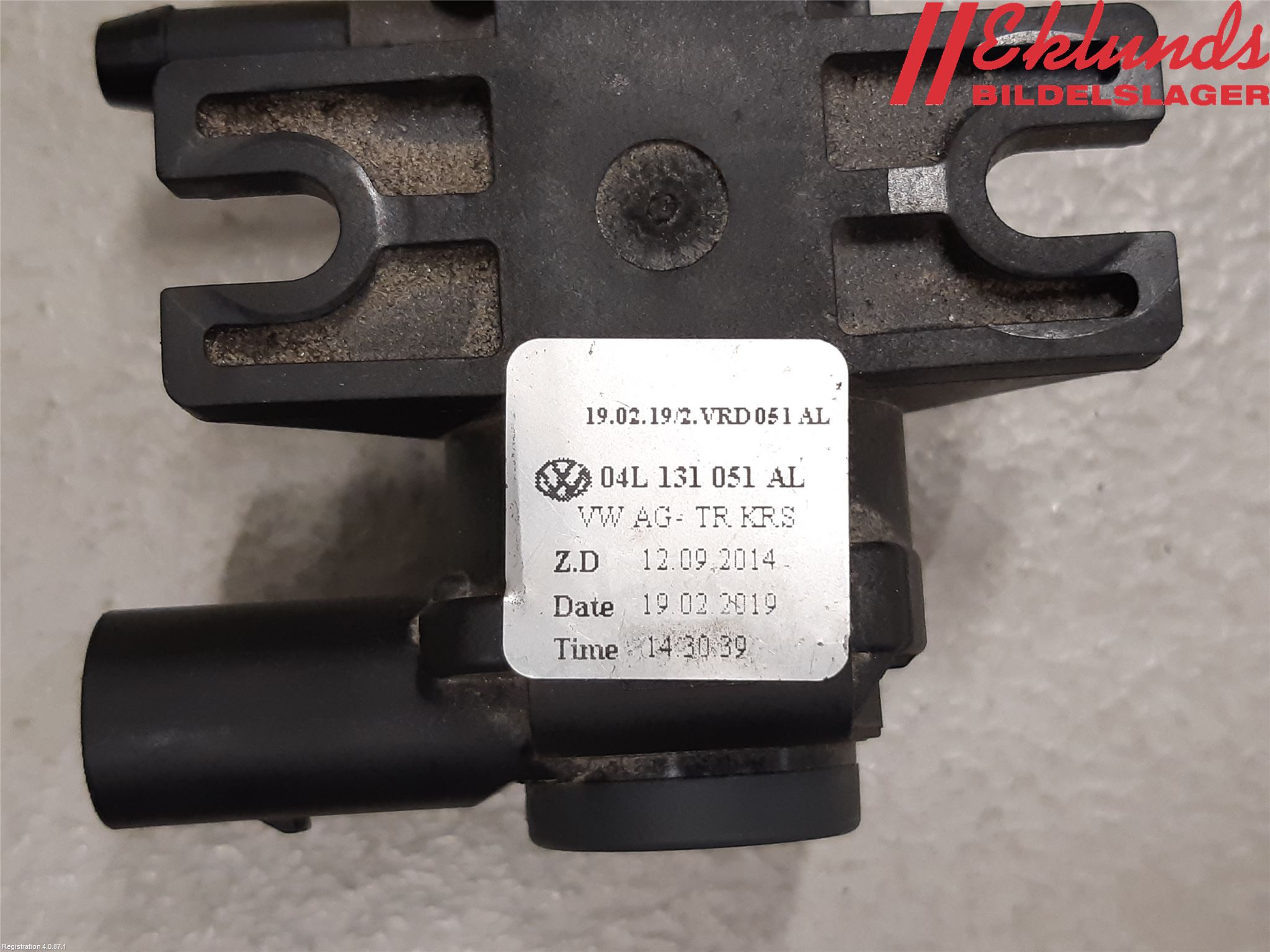 Seat TARRACO 19- Vakuumventil