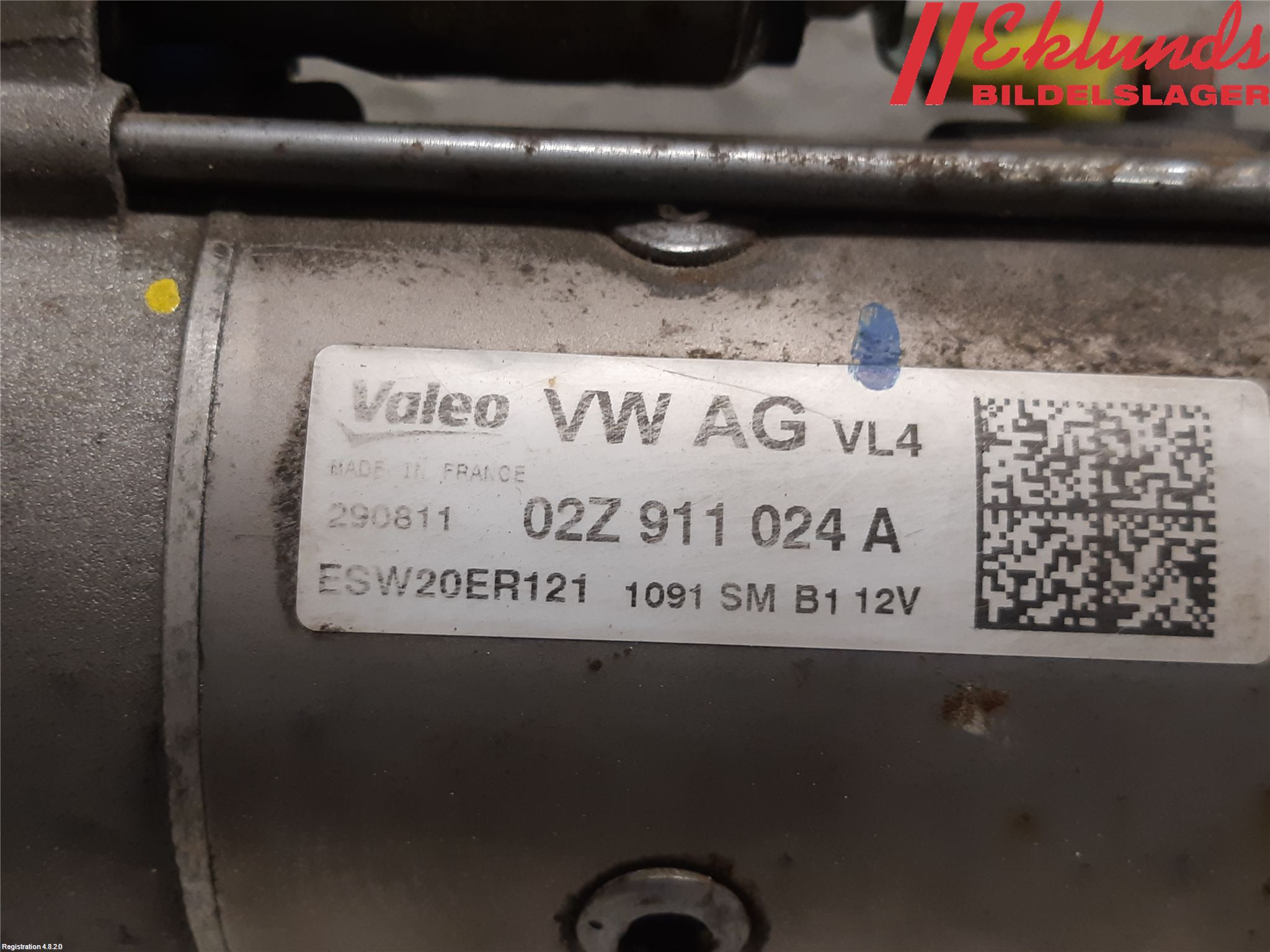 Volkswagen VW GOLF VI 09-13 Startmotor Diesel