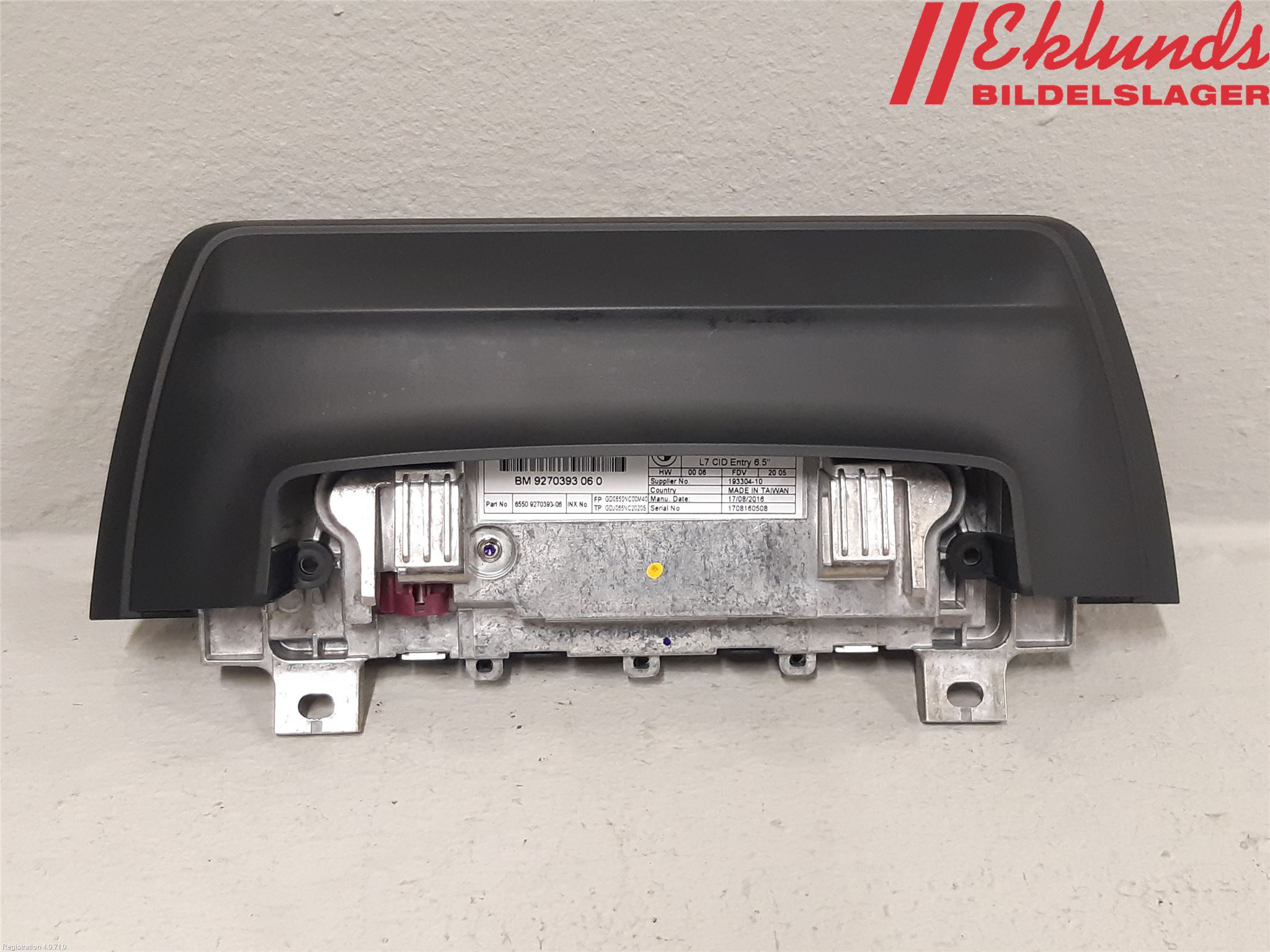 BMW 3 F30/F31/F80 12-19 Multifunktionsdisplay