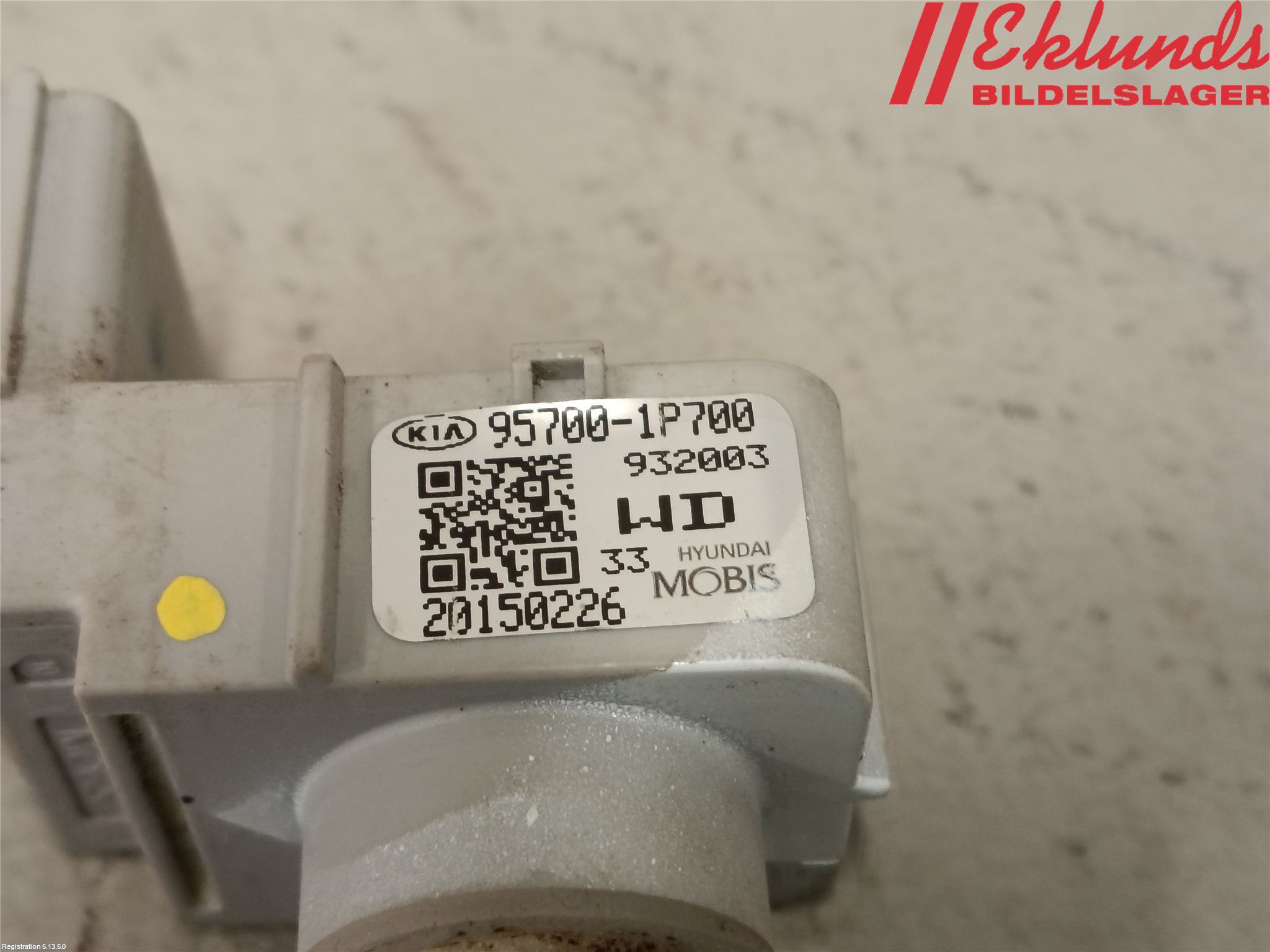 Kia VENGA 10-19 Parkeringshjälp Backsensor