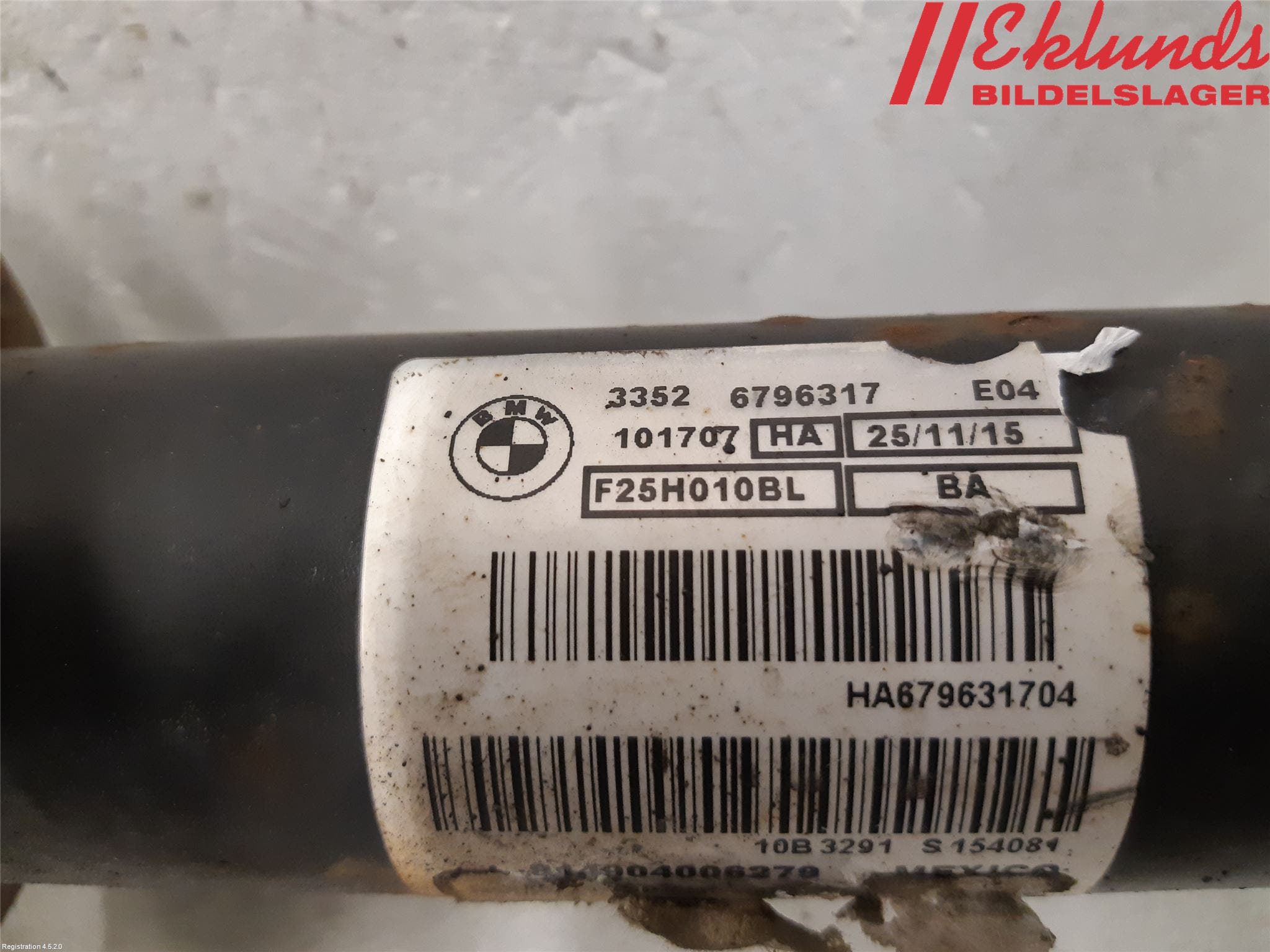 BMW X3 F25 10-17 Fjäderben Bak Höger