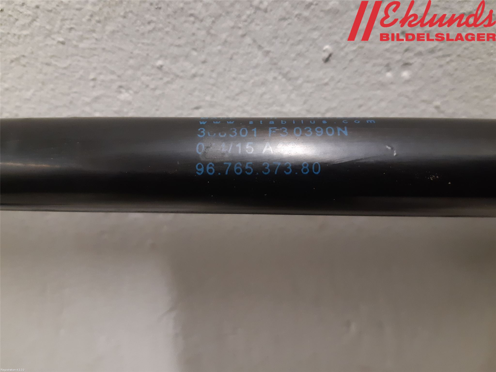 Peugeot 508 11-18 Gasfjäder Motorhuv