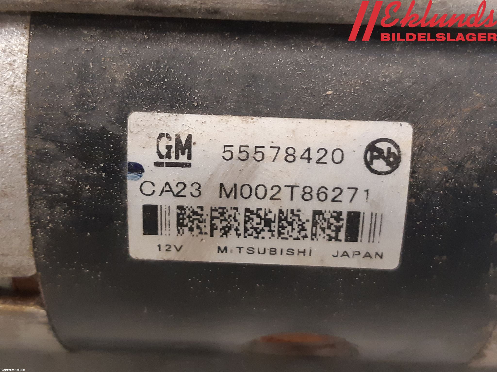 Opel ASTRA J 10-15 Startmotor Diesel