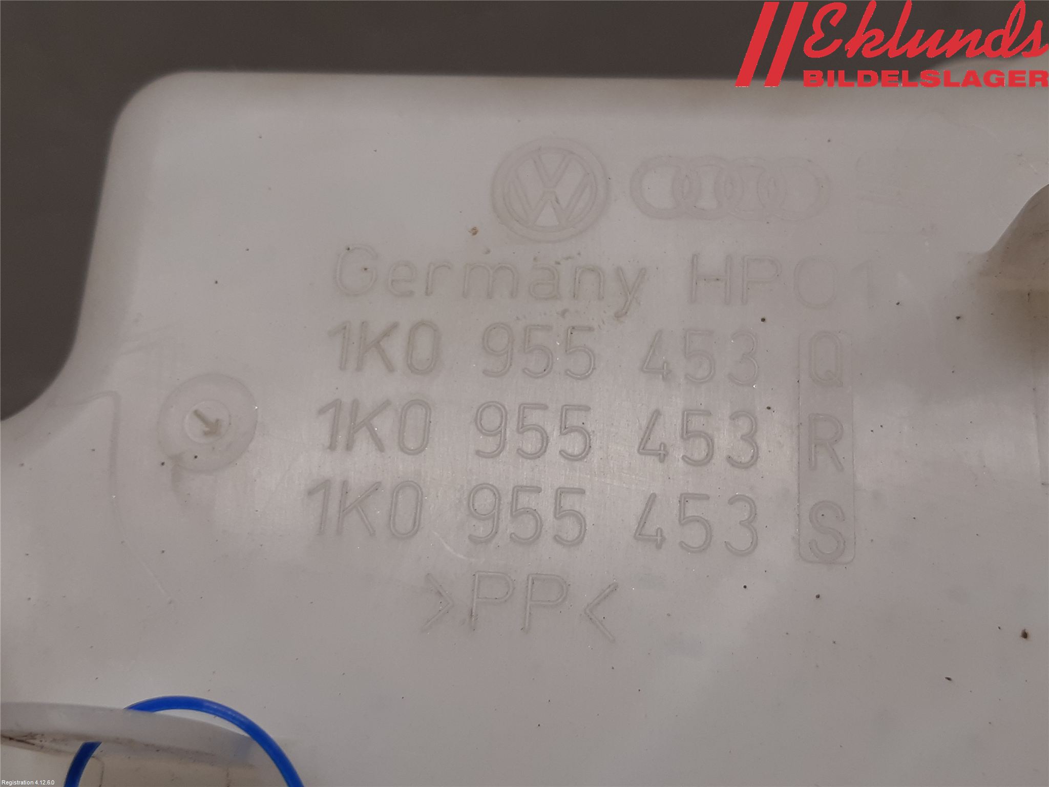 Volkswagen VW GOLF V 04-09 Spolartank Vindruta-Strål