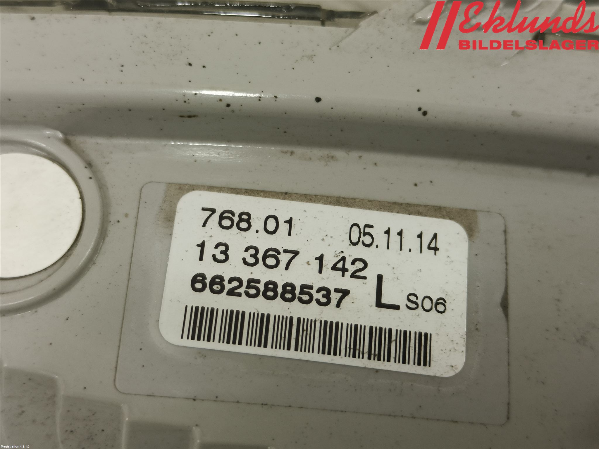 Opel ASTRA J 10-15 Dimljus-Varselljus Fram