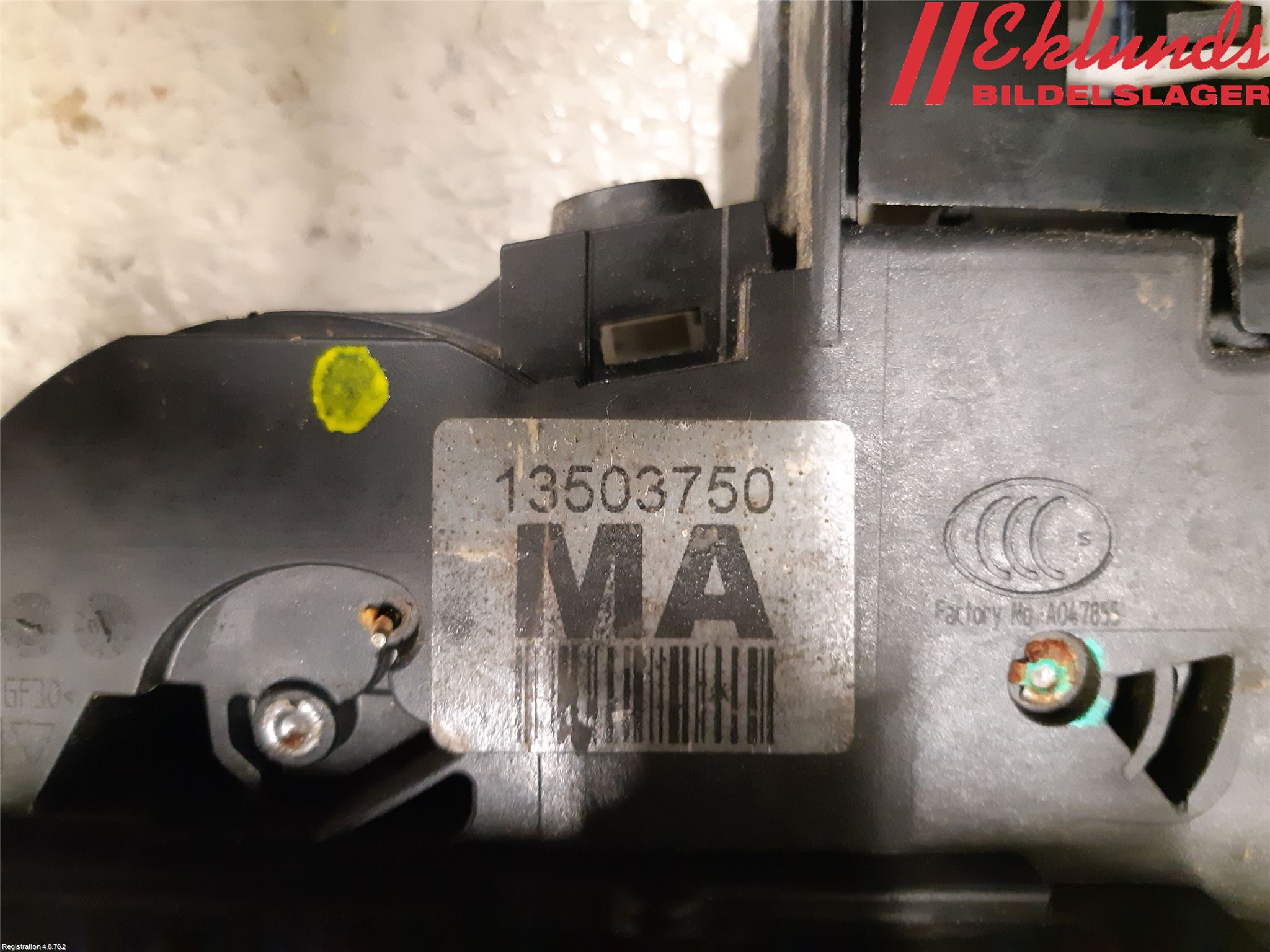 Saab 9-5 10-12 Låskista-Dörrlås