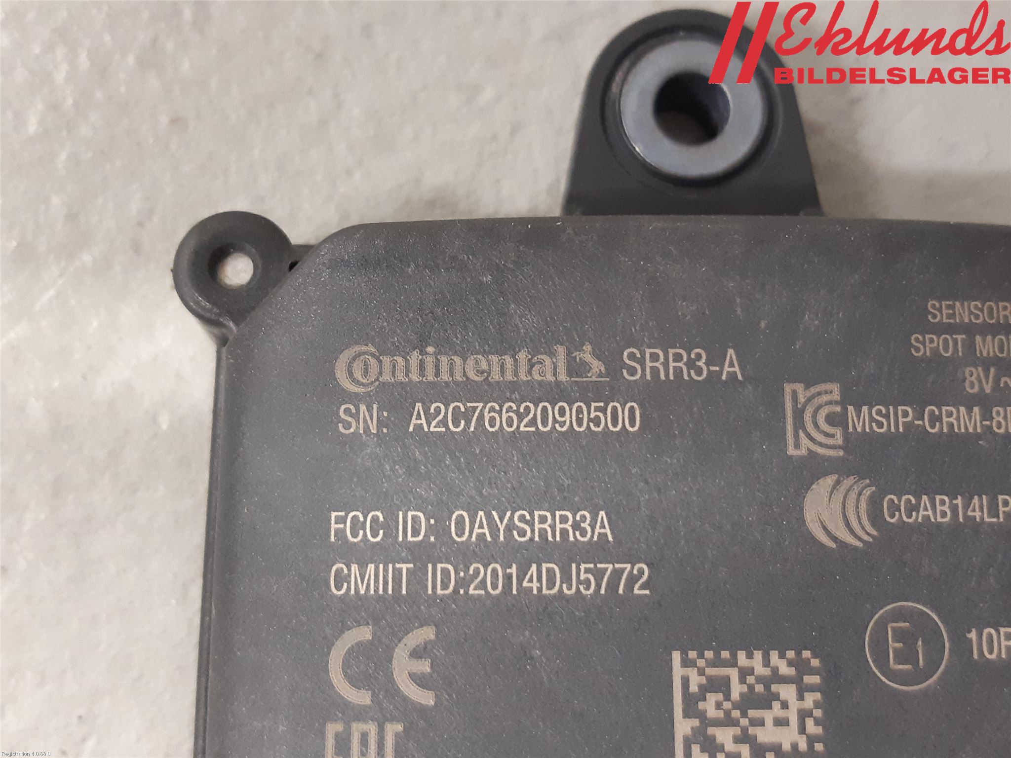 Mazda CX-30 20- Sensor Aktivt Kollisionsskydd