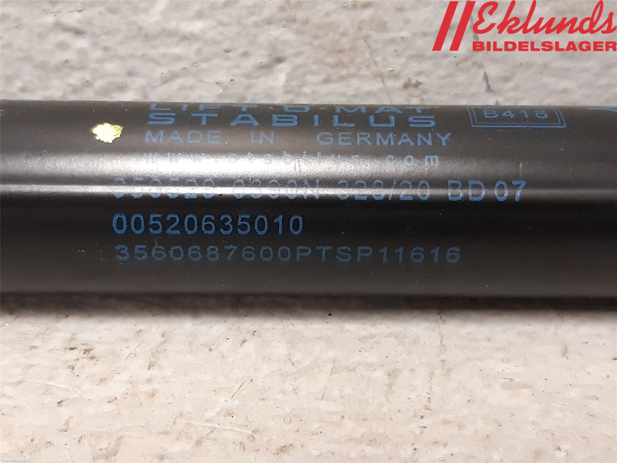 Fiat TIPO/CROSS 16- Gasfjäder Baklucka