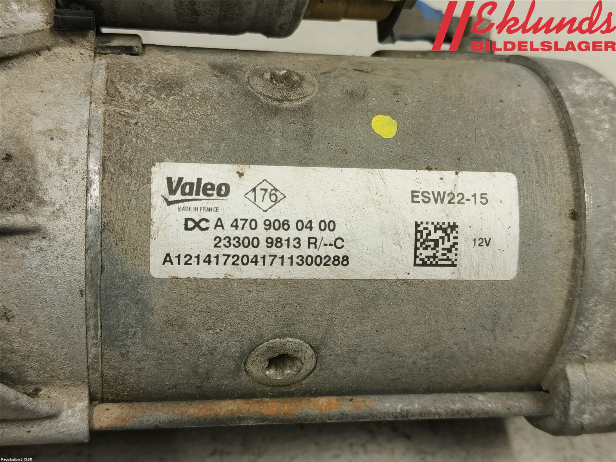 Nissan NV400 12-24 Startmotor Diesel