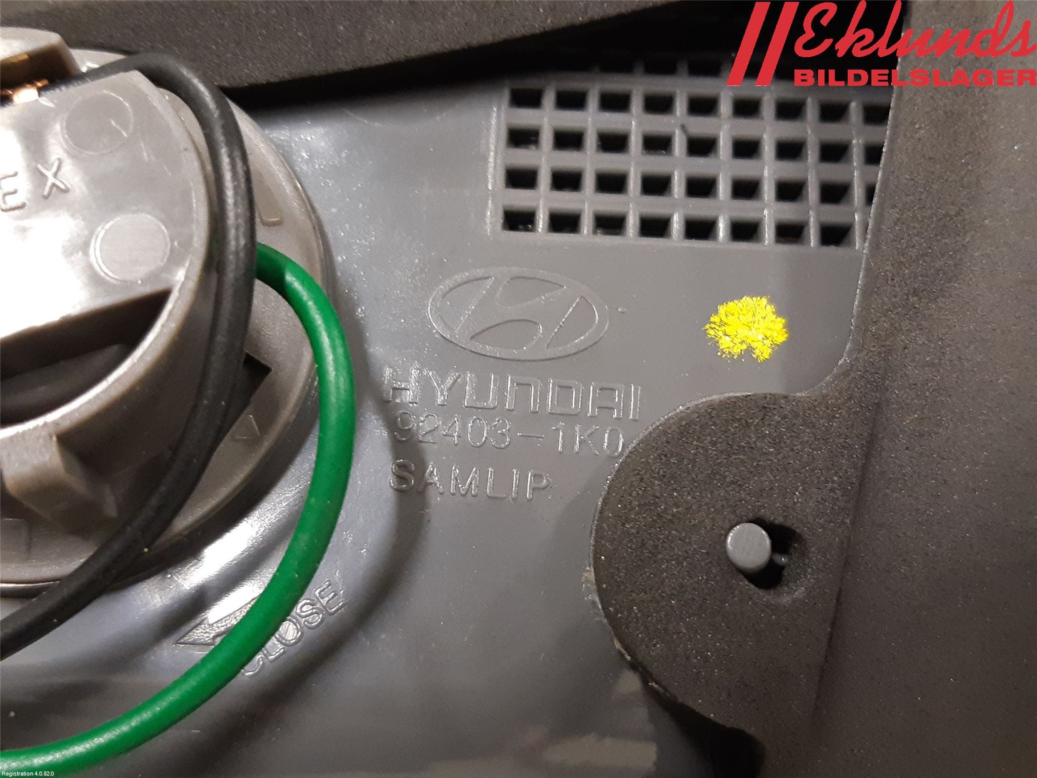 Hyundai ix20 Bakljus Lucka Vä