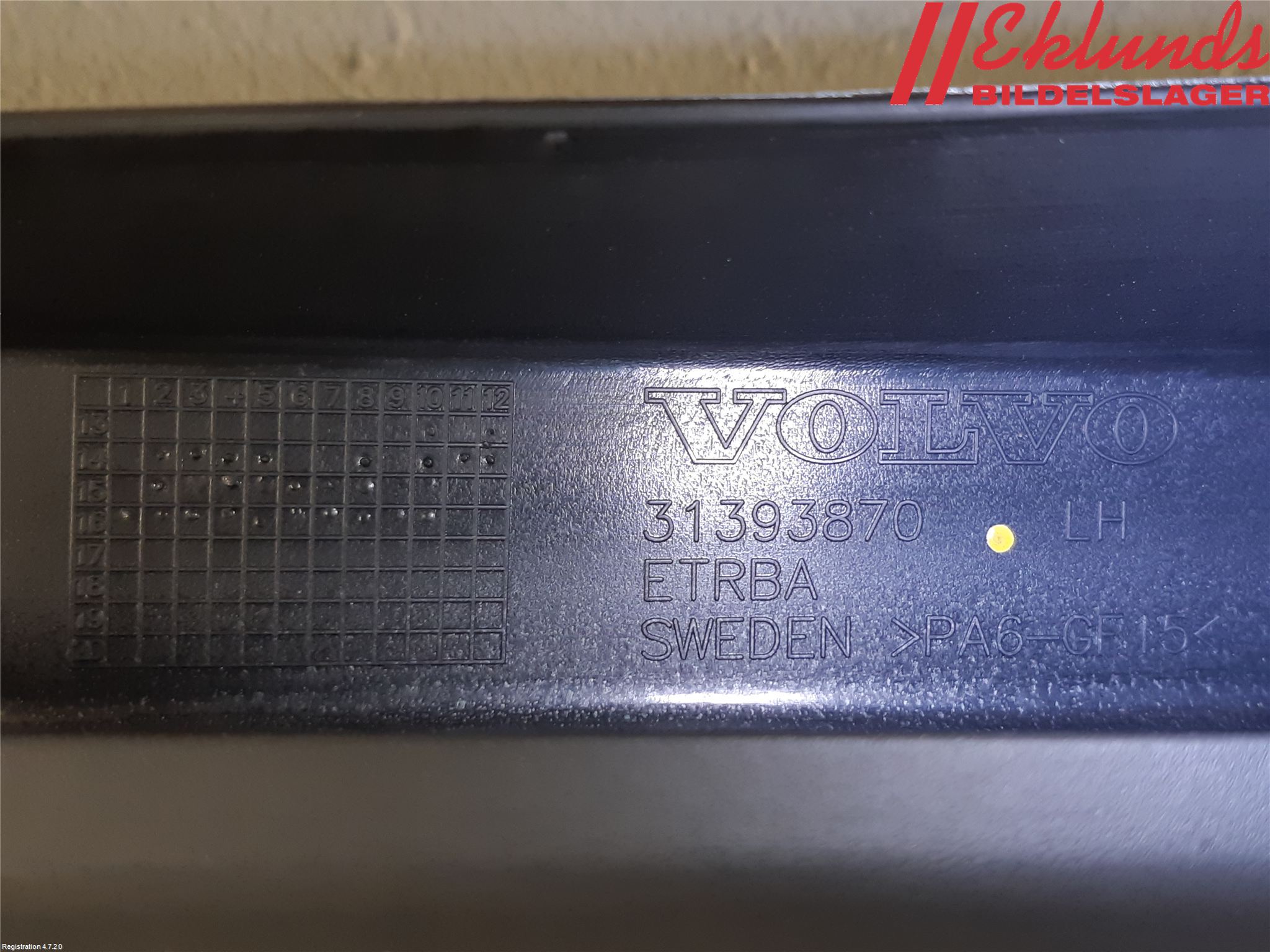 Volvo XC90/RECHARGE 16- Dörr Dekorlist Fram Vä