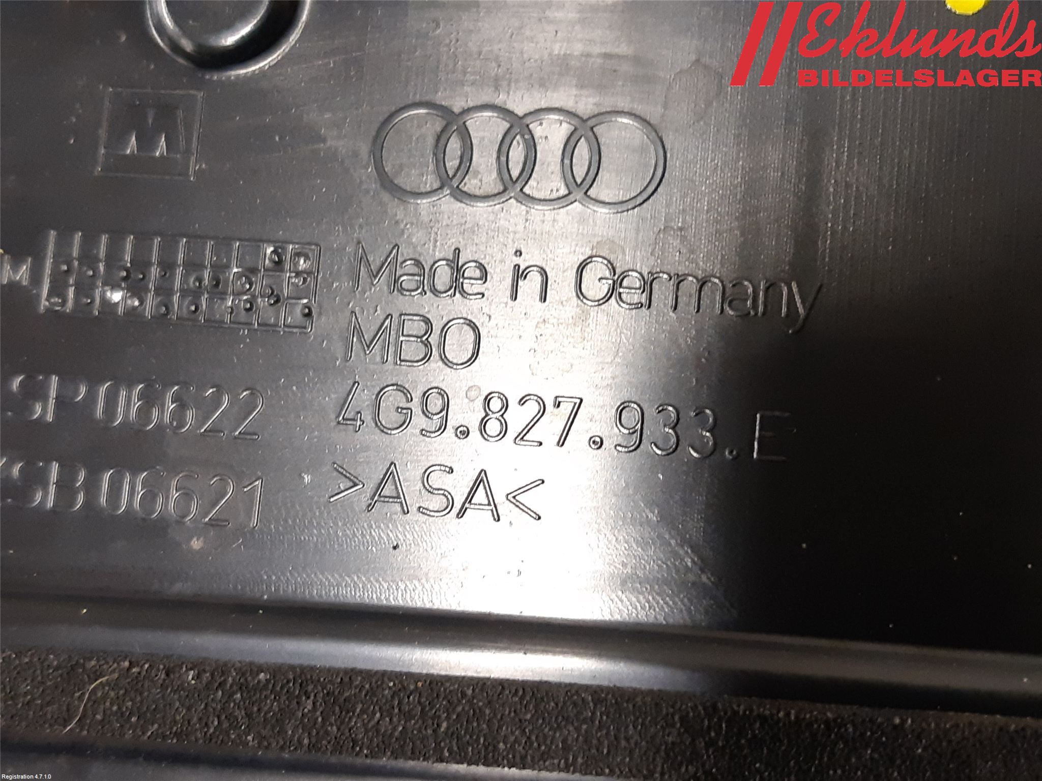 Audi A6/S6 4G 11-18 Spoiler Baklucka