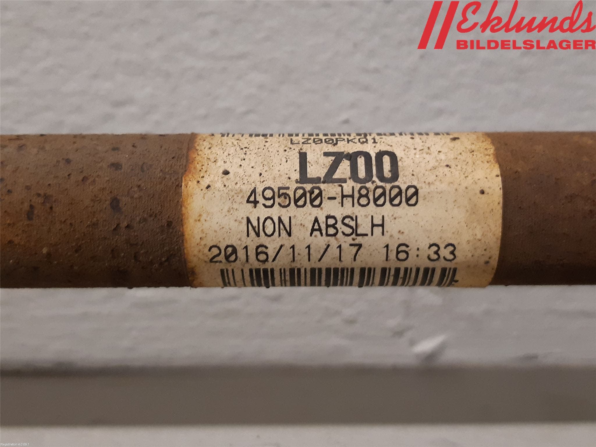 Kia RIO 17- Drivaxel Fram Vänster