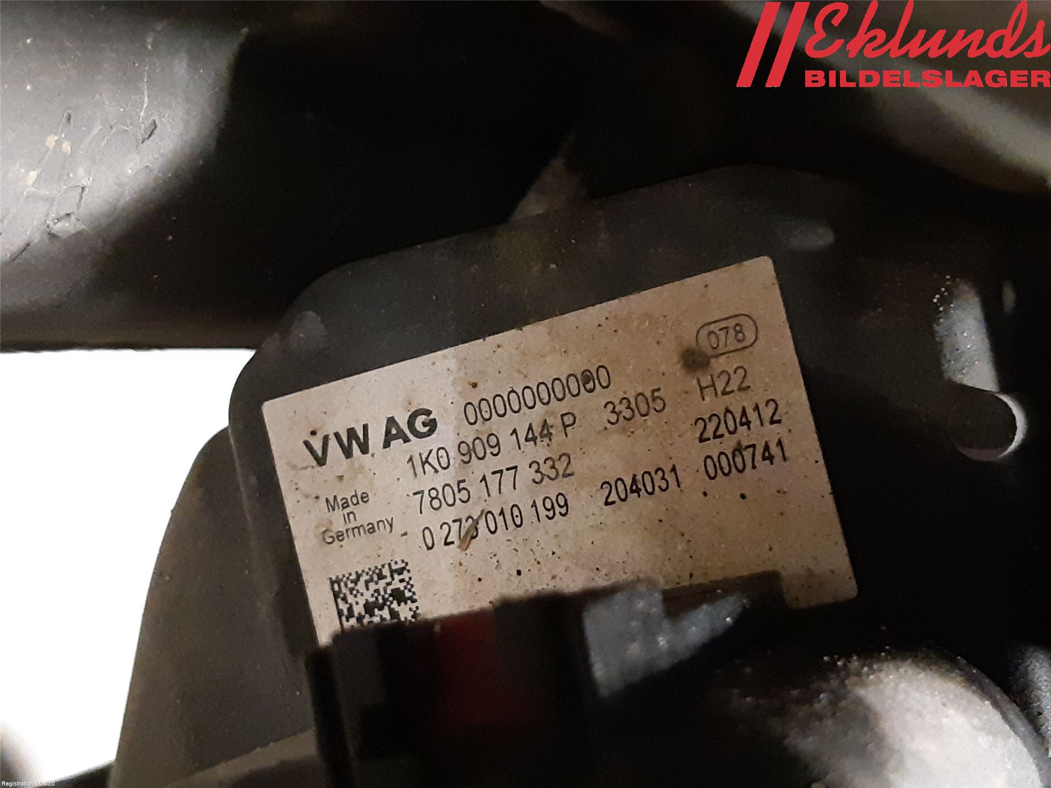 Volkswagen VW GOLF VI 09-13 Styrväxel Servo -Snäcka